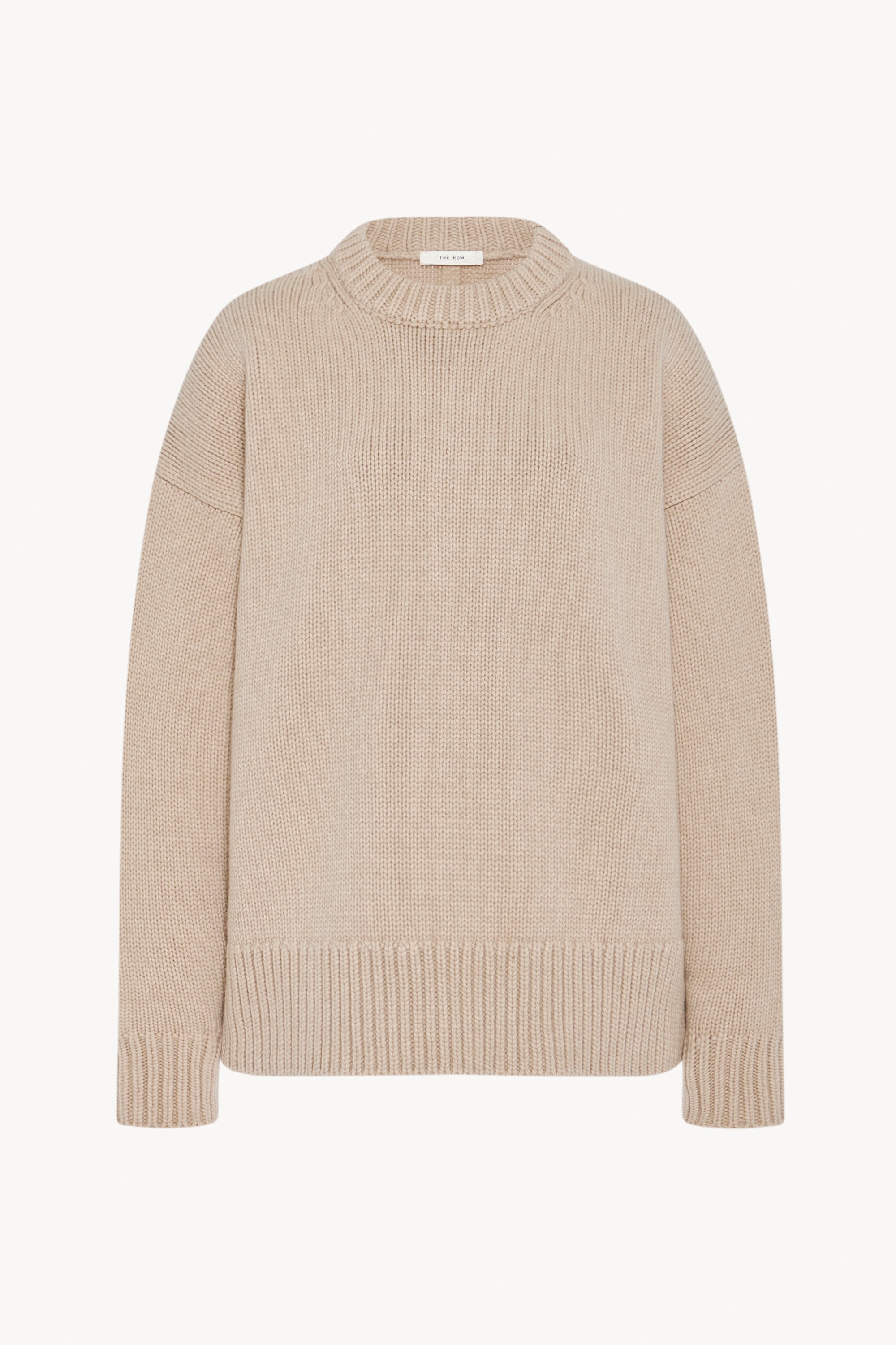 Ophelia Top Beige in Wool and Cashmere – The Row