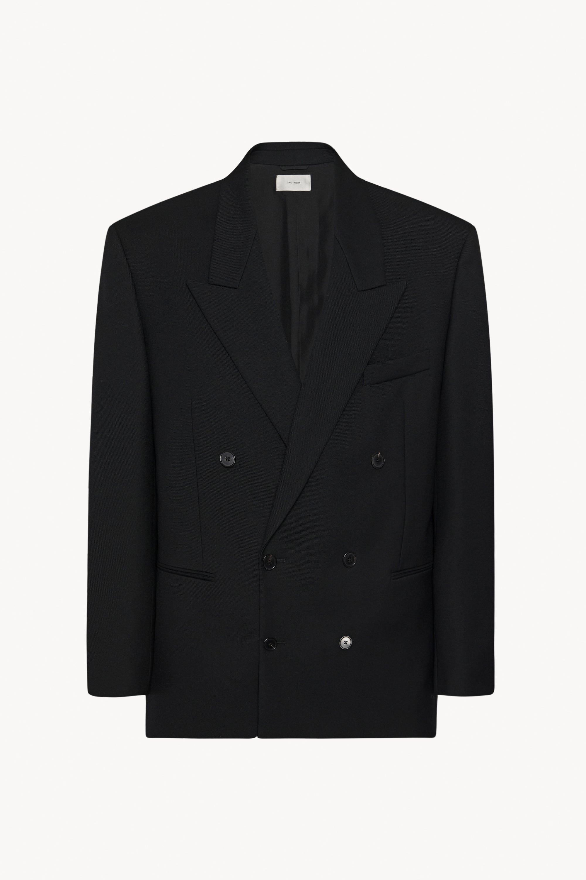 Herman Jacket Black in Wool – The Row