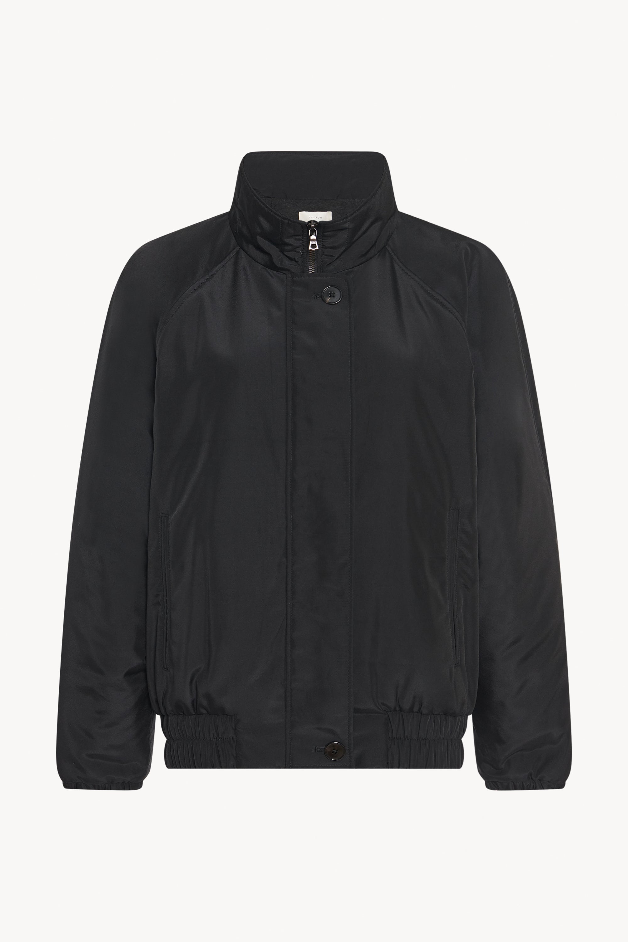 Ide Jacket Black in Silk and Nylon The Row