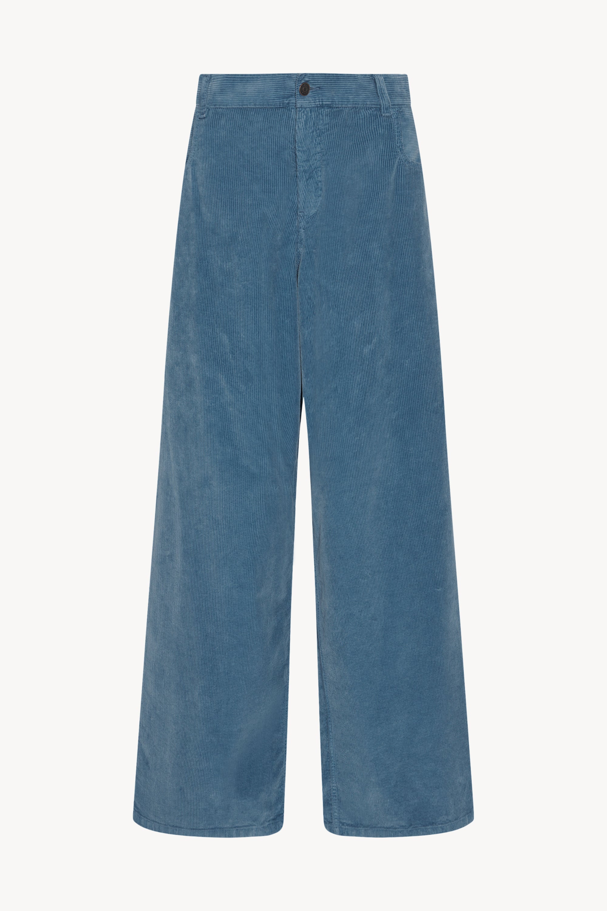 Chan Pant Blue in Corduroy – The Row
