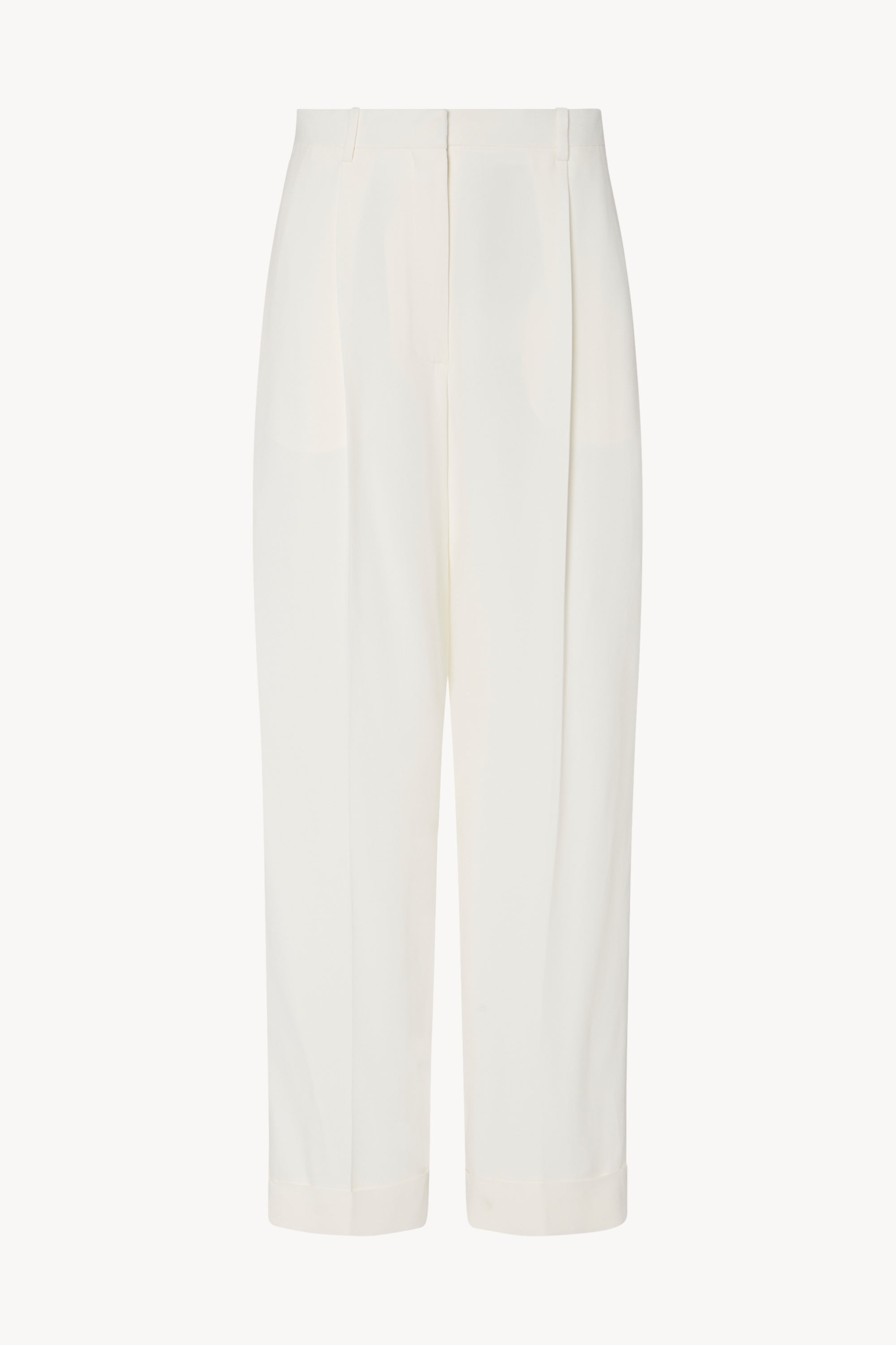 Tor Pant White in Viscose – The Row