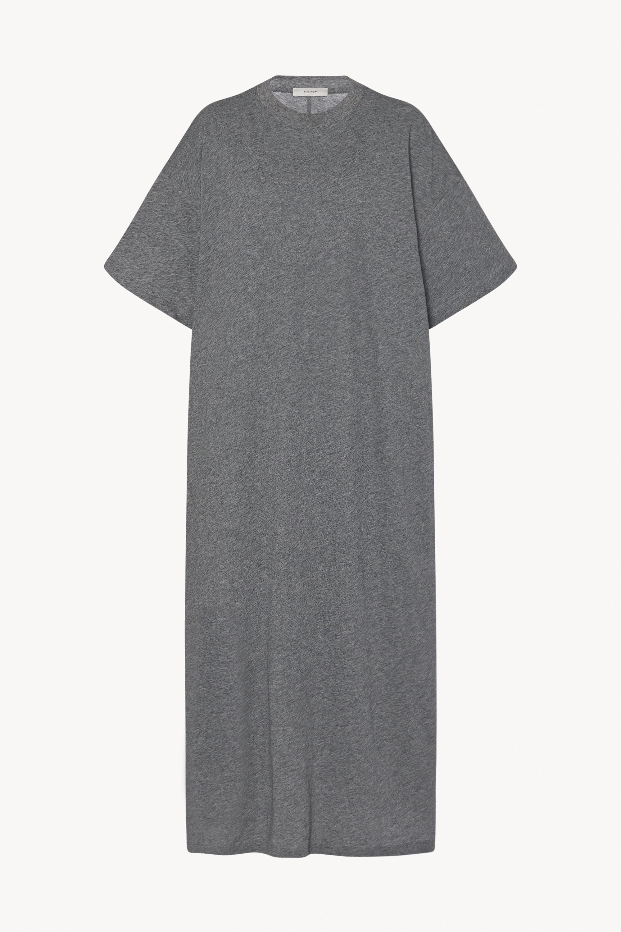 Simo Dress Grey in Cotton – The Row