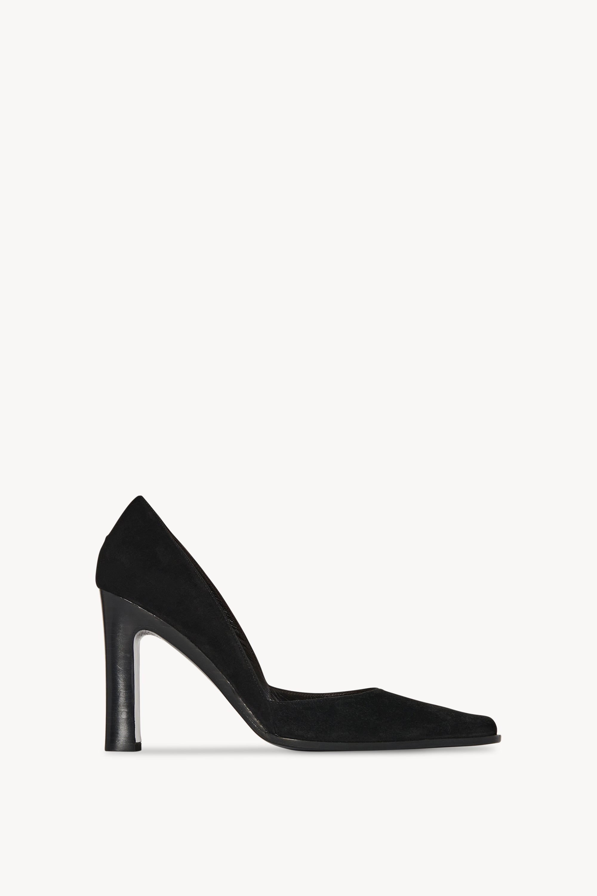 Mae Pump Black in Suede The Row