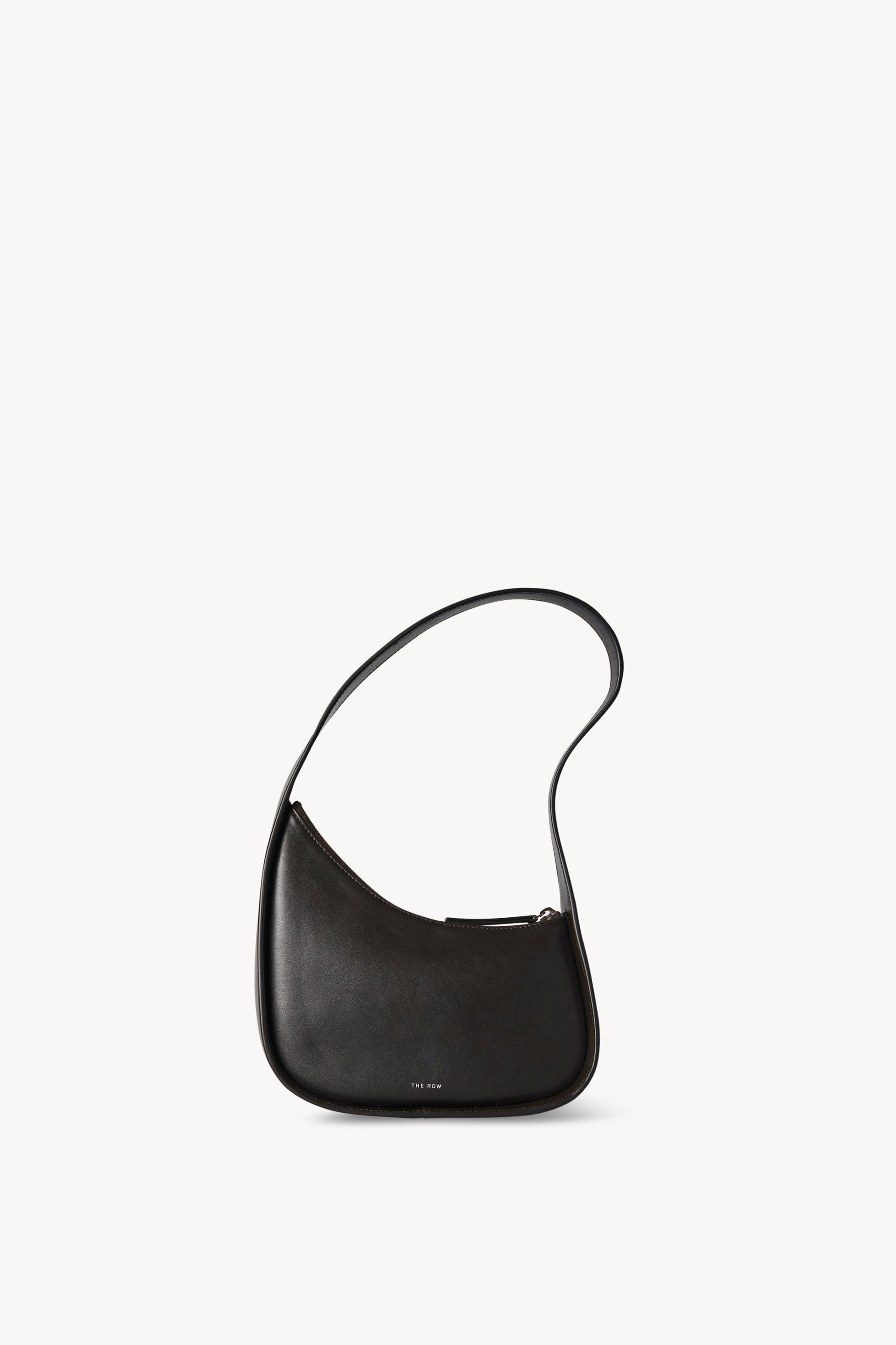 The Row Half Moon Leather Shoulder Bag