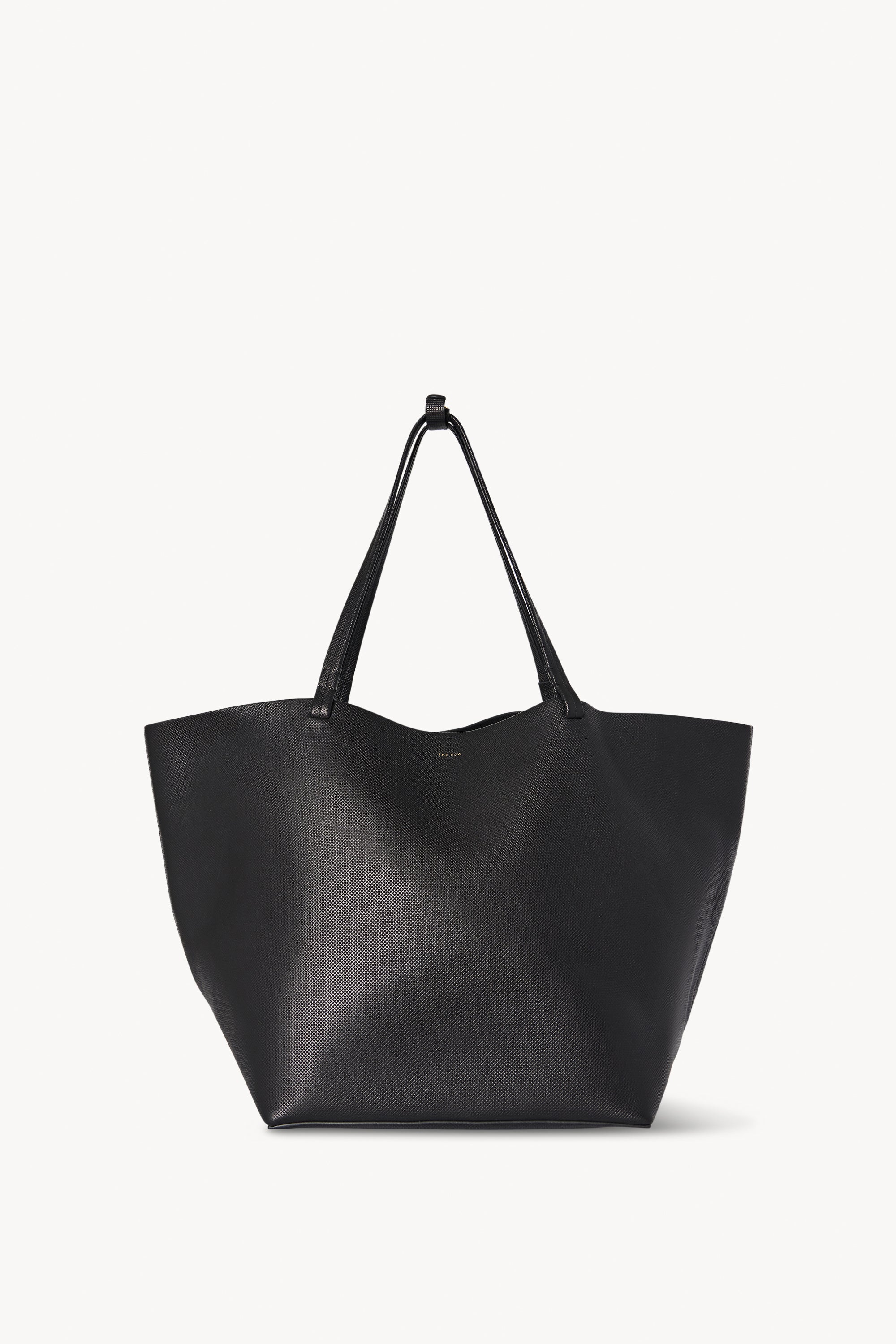Park Tote Three Bag Black in Leather – The Row
