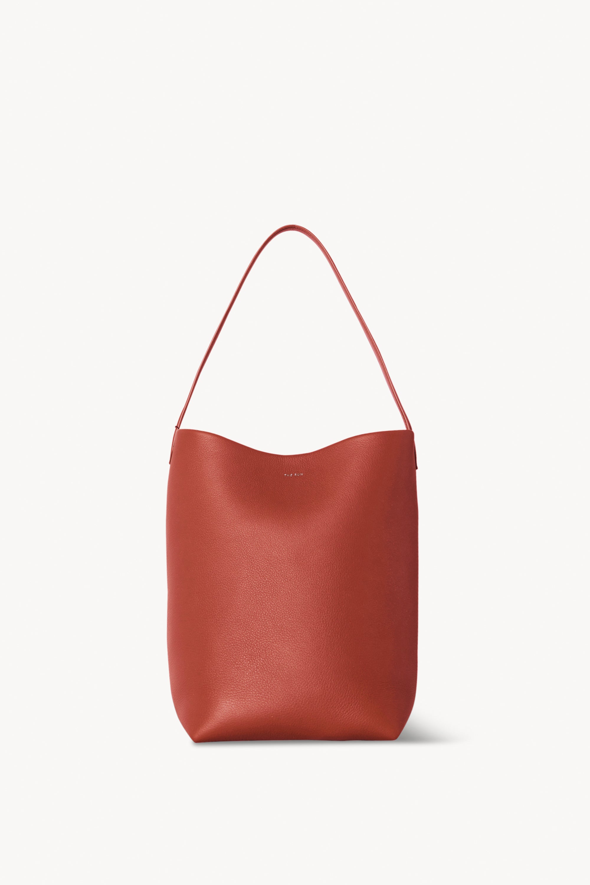 Medium N/S Park Tote Bag Orange in Leather – The Row