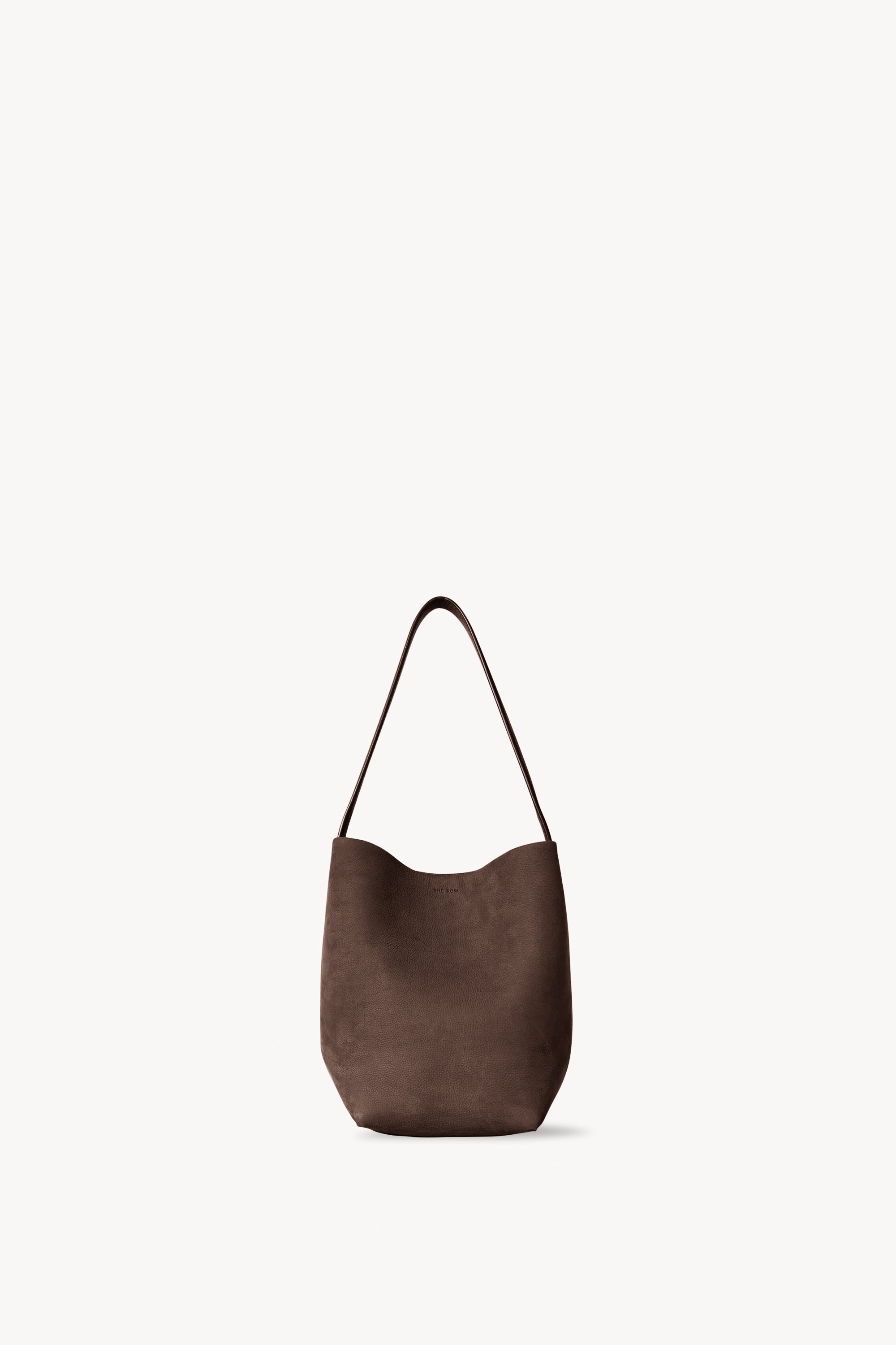 The Row Small N/s Park Elephant Leather Tote Bag in Brown