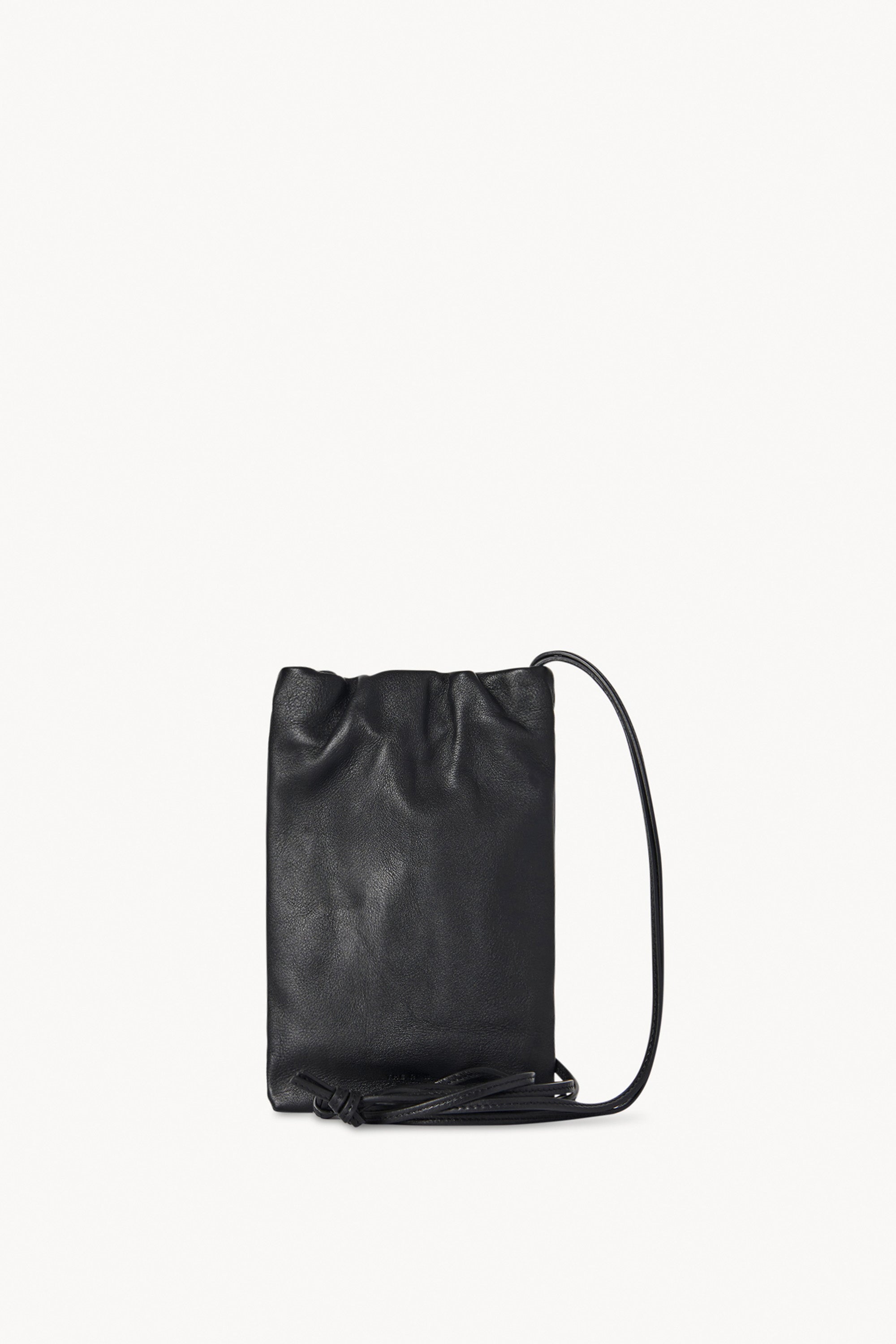 Bourse Phone Case Black in Leather The Row