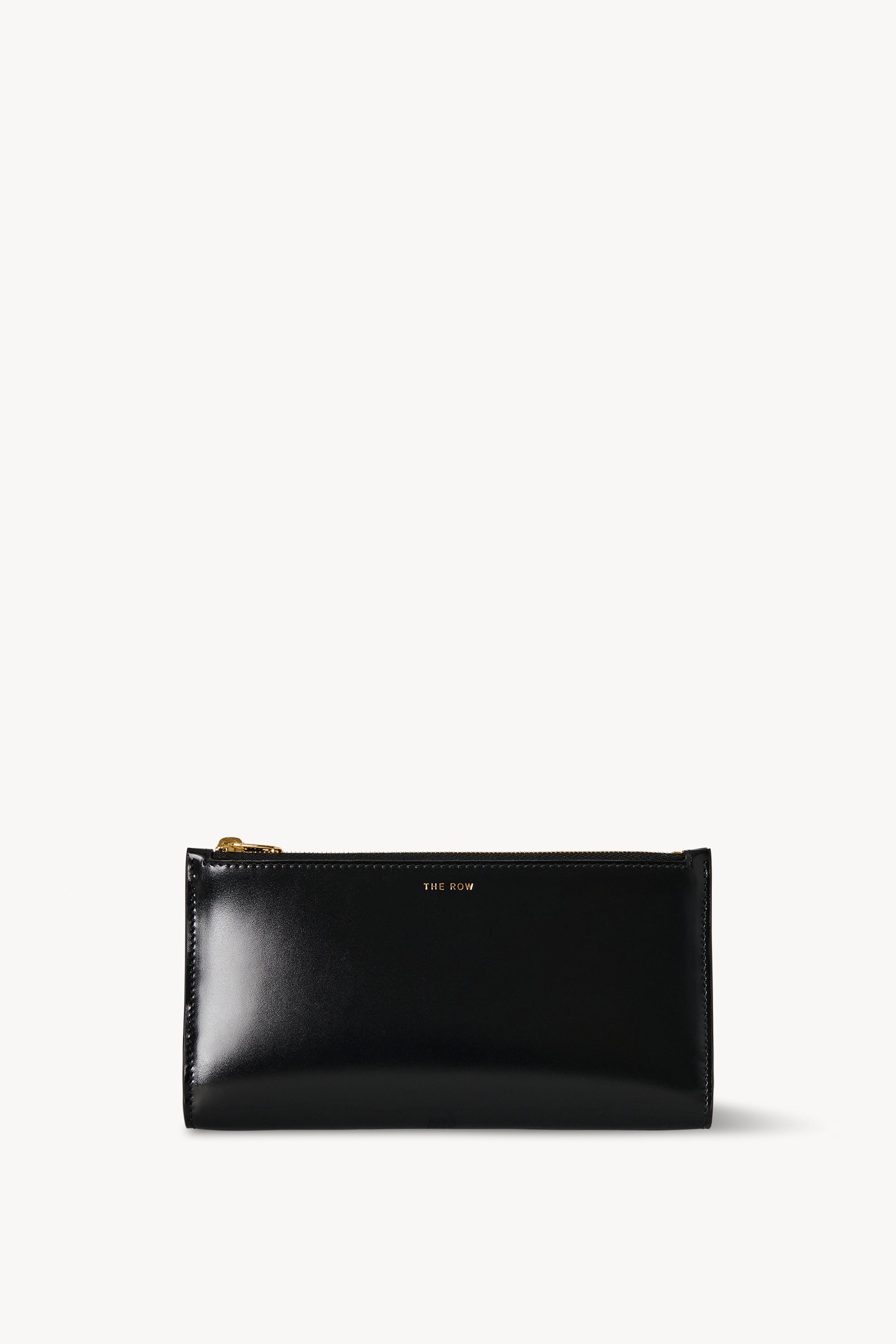The Row Multi Zipped Wallet in Cognac LG
