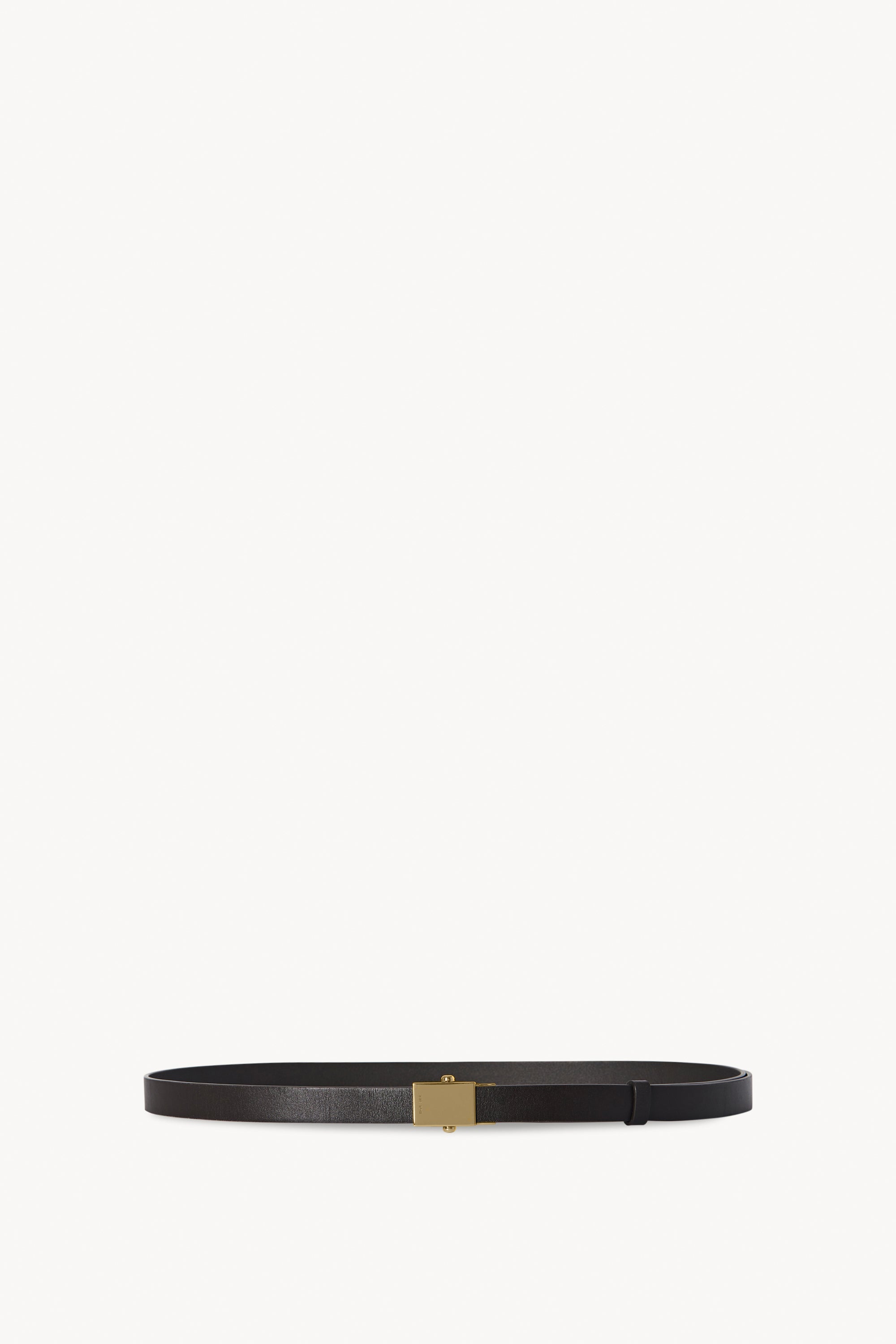 Classic Belt Black in Leather – The Row