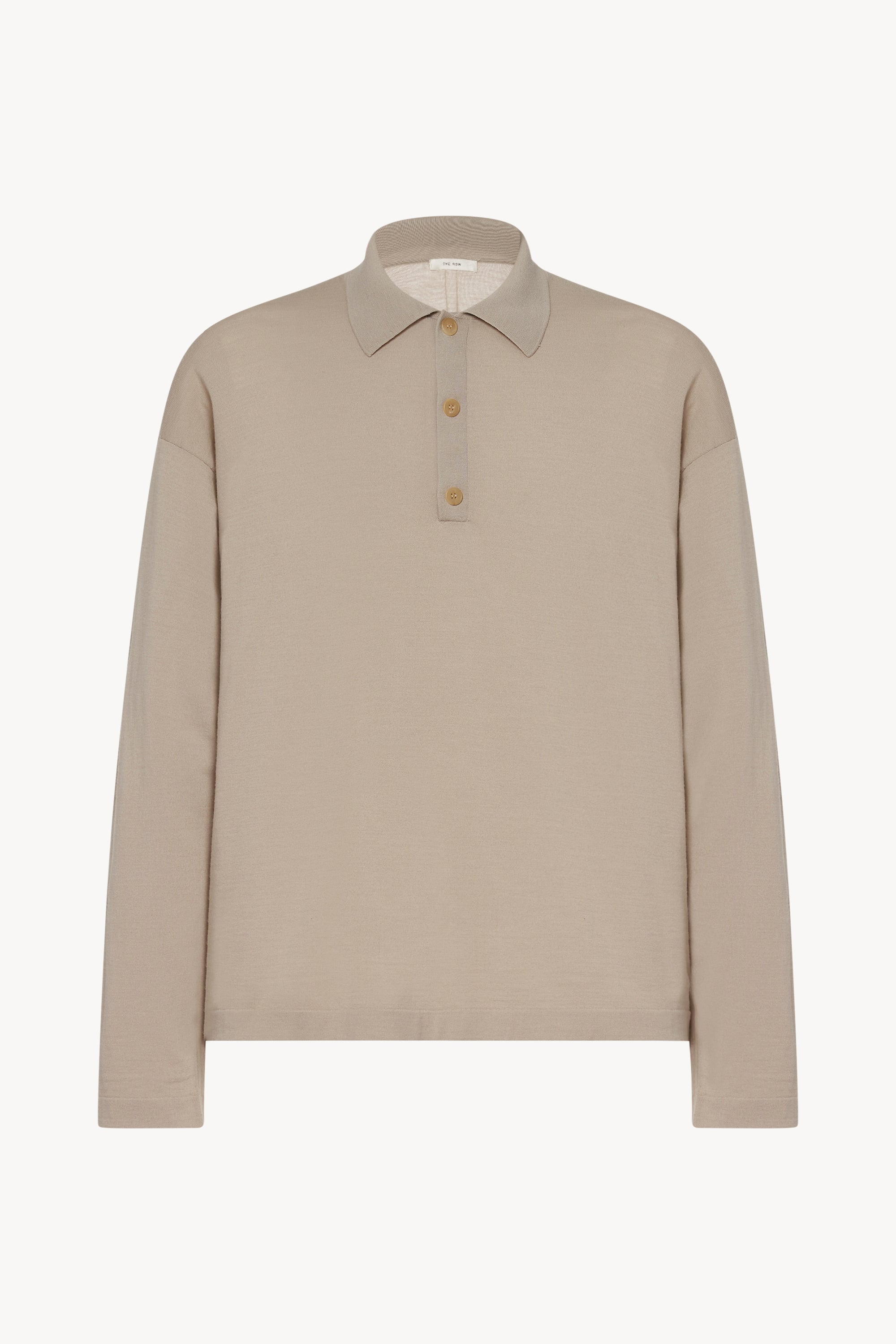 Djon Polo Beige in Wool – The Row