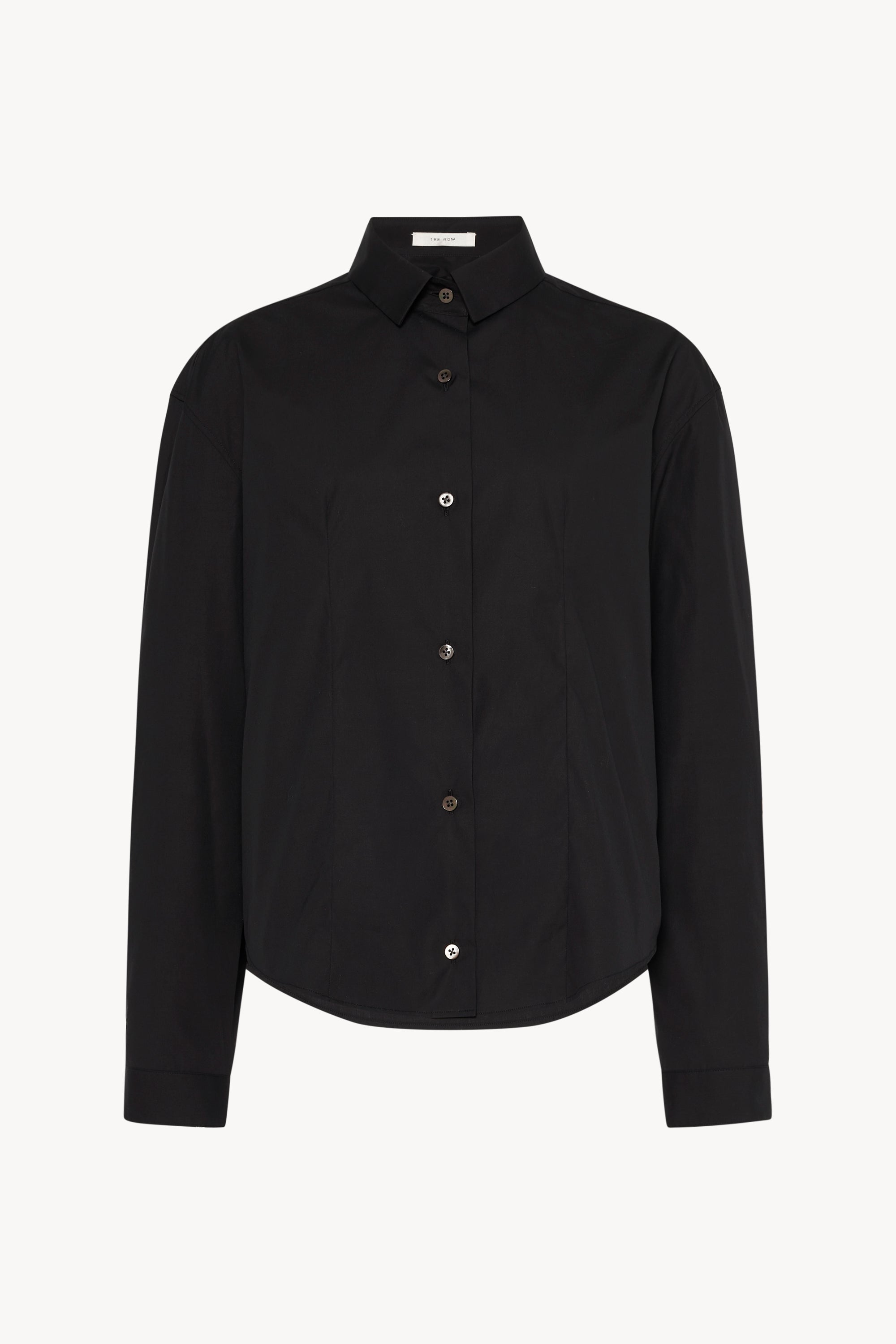 Baltica Shirt Black in Cotton – The Row