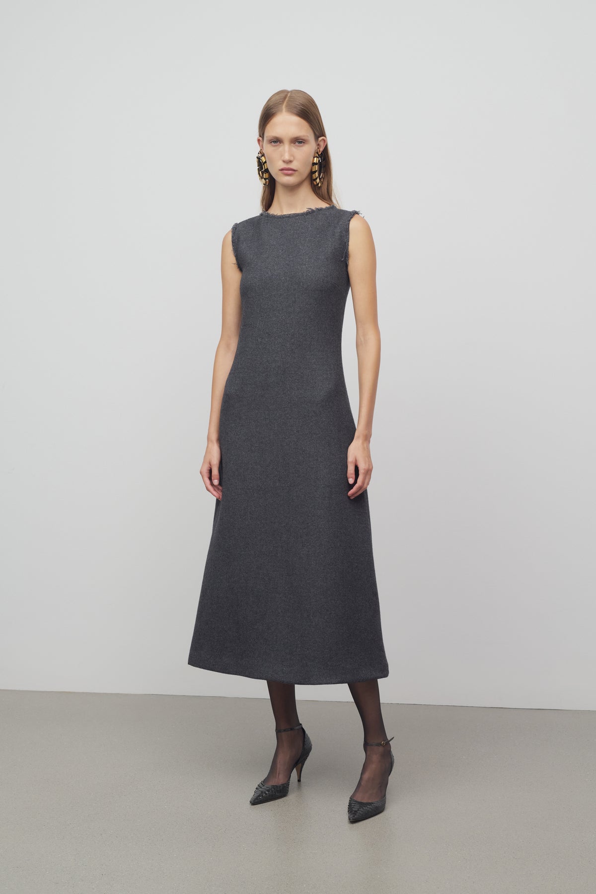 Amor Dress in Wool and Nylon