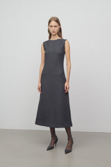 Dorota Robe en Laine et Nylon