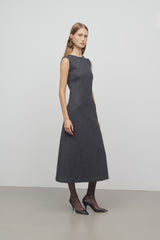 Dorota Robe en Laine et Nylon