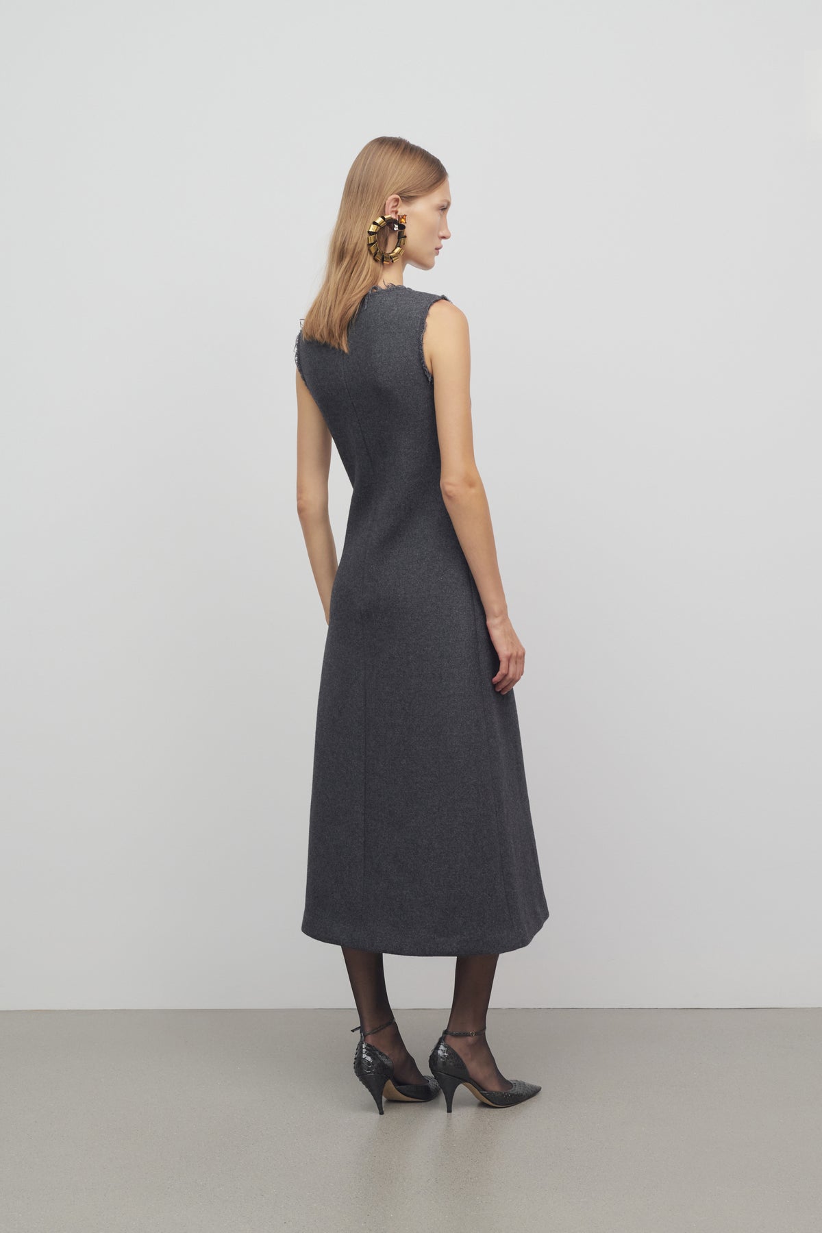 Amor Dress in Wool and Nylon