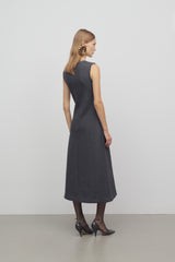 Dorota Robe en Laine et Nylon