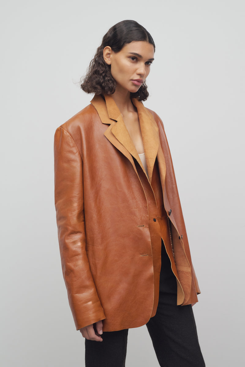 Lysandre Jacket in Leather