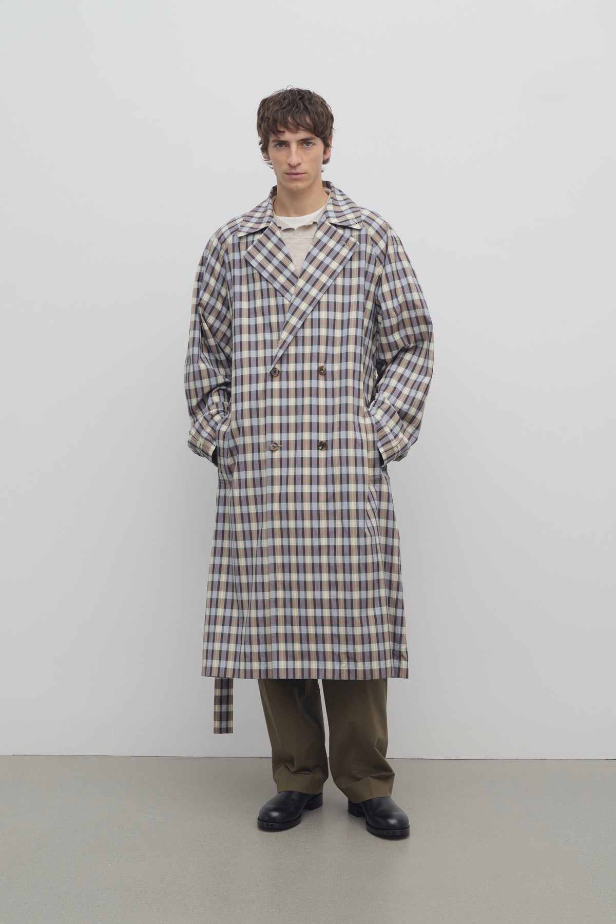 Delancy Coat in Silk and Cotton