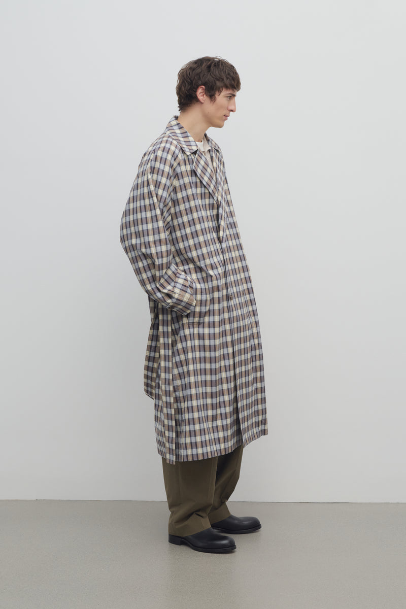 Delancy Coat in Silk and Cotton