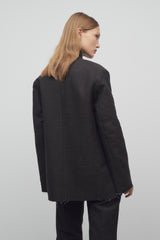 Lysandre Jacket in Cotton and Wool