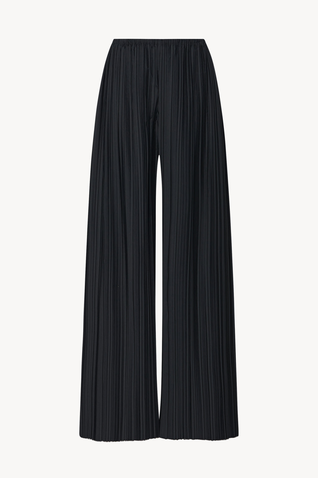 Gala Pant Black in Polyester and Wool – The Row