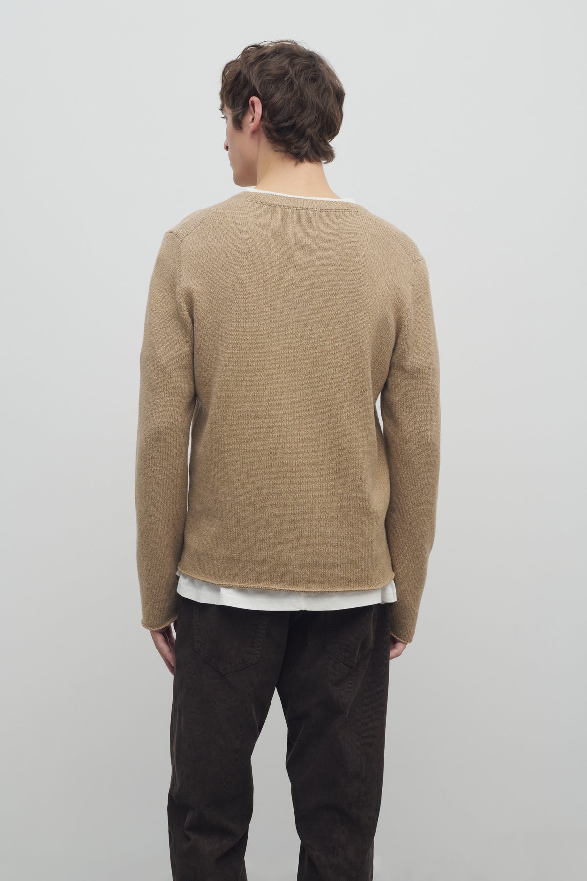 Shai Sweater in Virgin Wool and Cotton