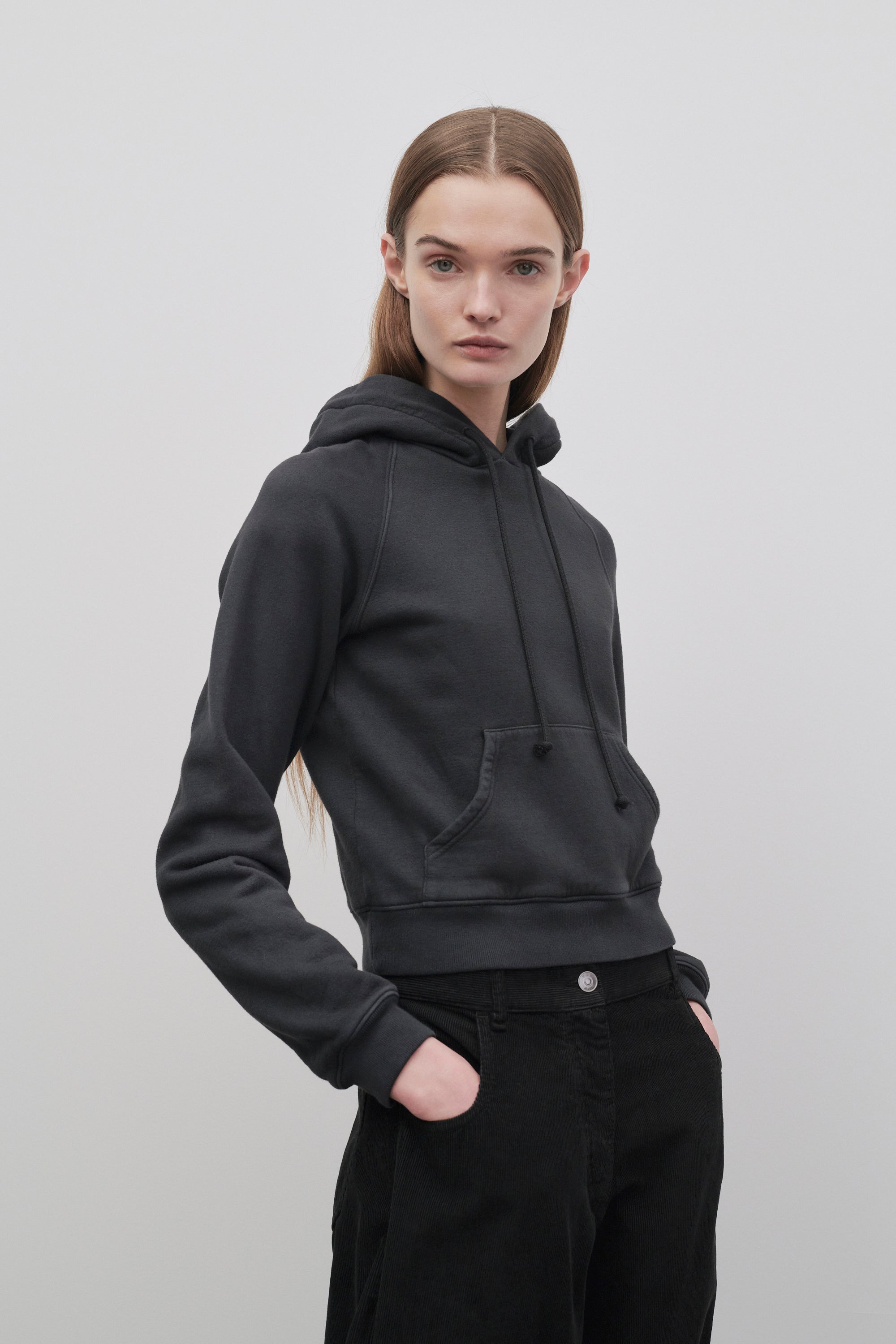 Timmi Sweatshirt Black in Cotton – The Row