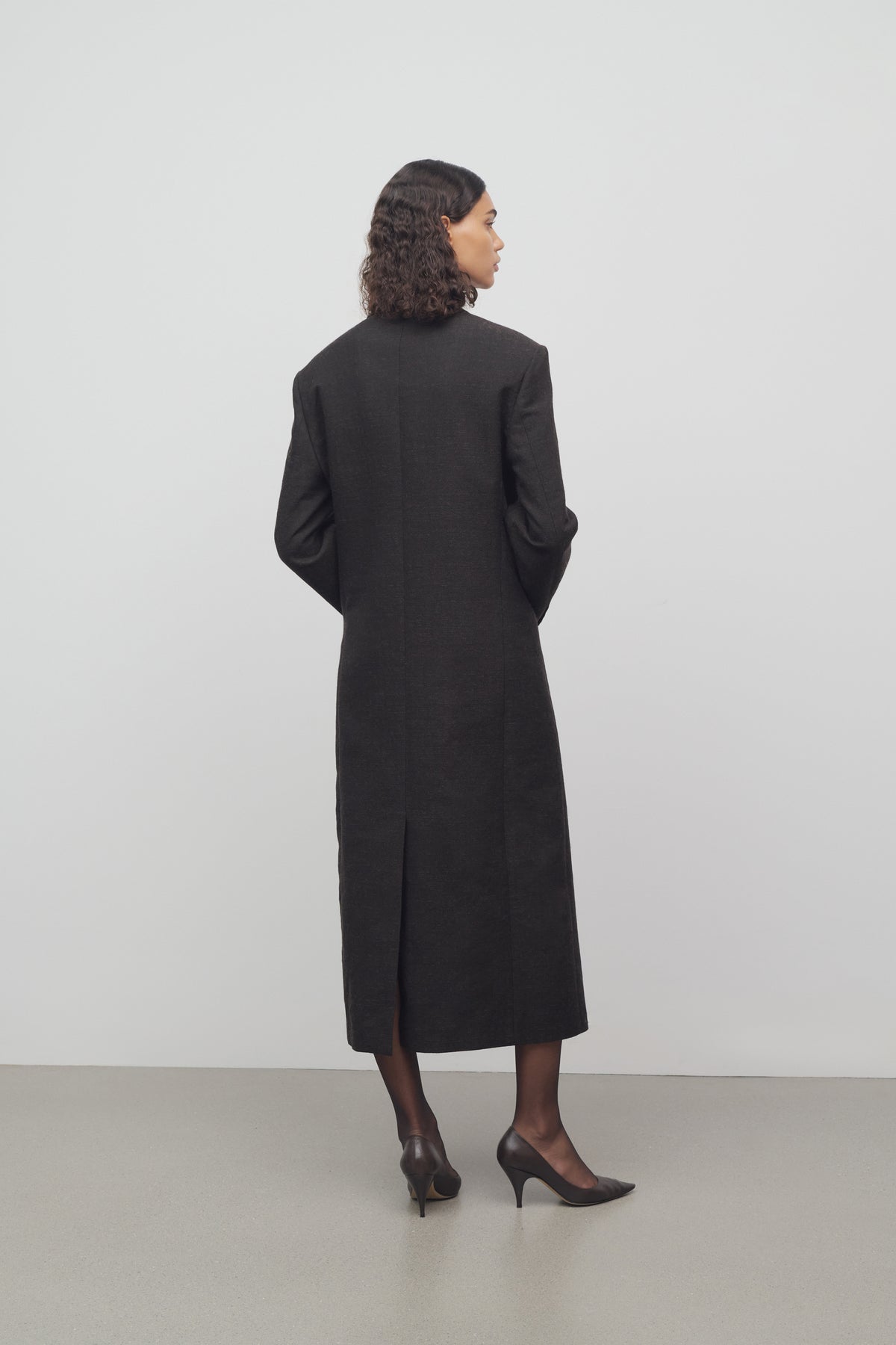 Duras Coat in Cotton and Wool