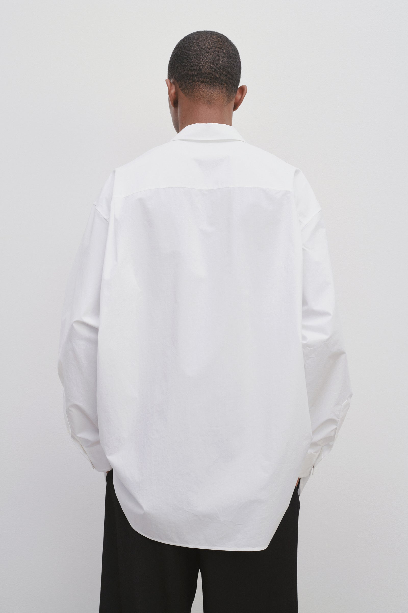 Lukre Shirt White in Cotton – The Row