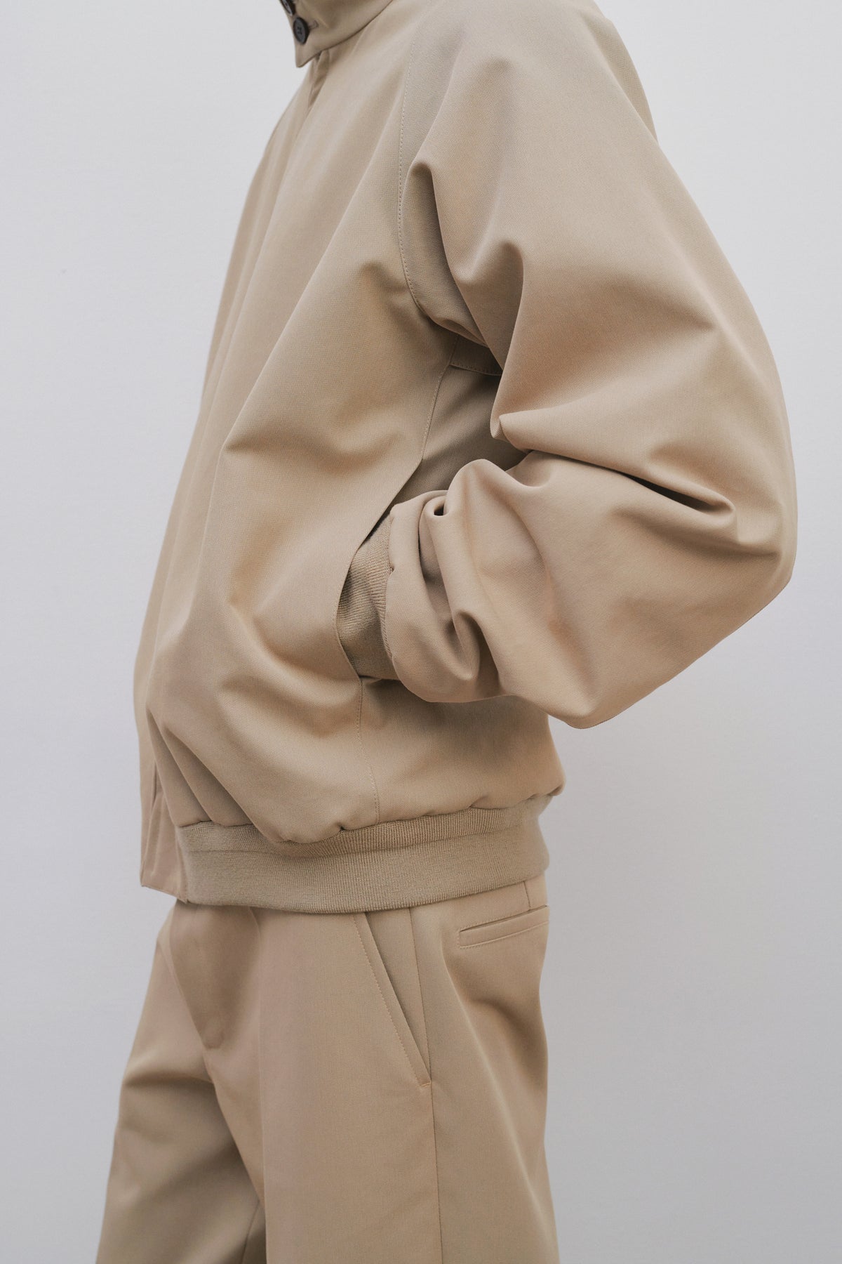 Harris Jacket Tan in Cotton and Nylon – The Row