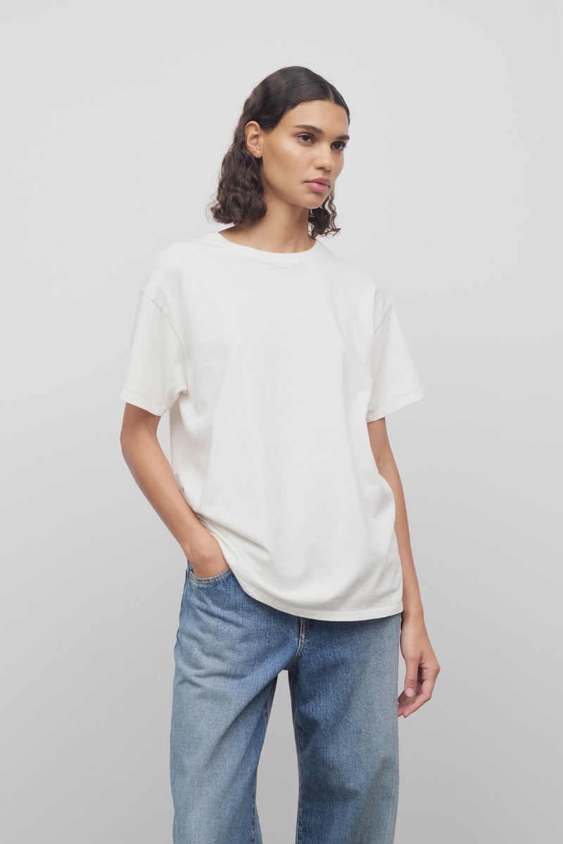 Ash Top in Cotton and Silk