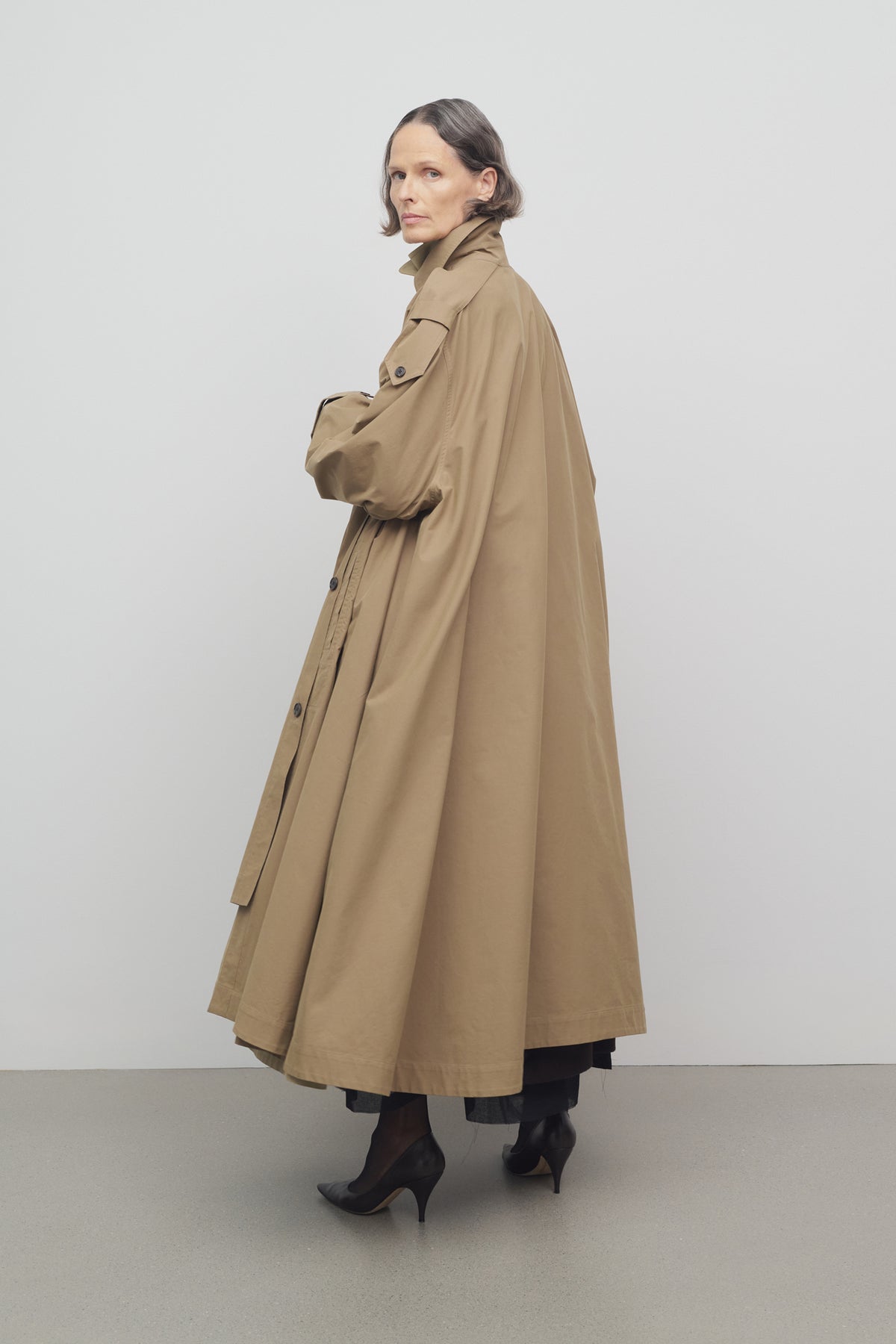 Aralia Coat in Cotton