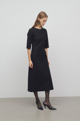 Solene Dress in Wool and Nylon