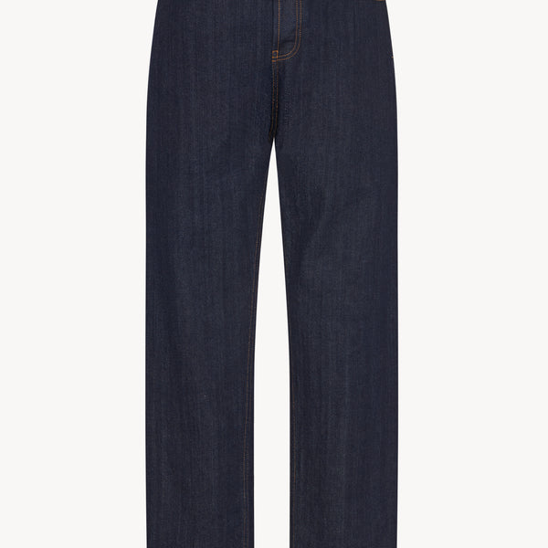 Carlisle Jean Blue in Cotton – The Row