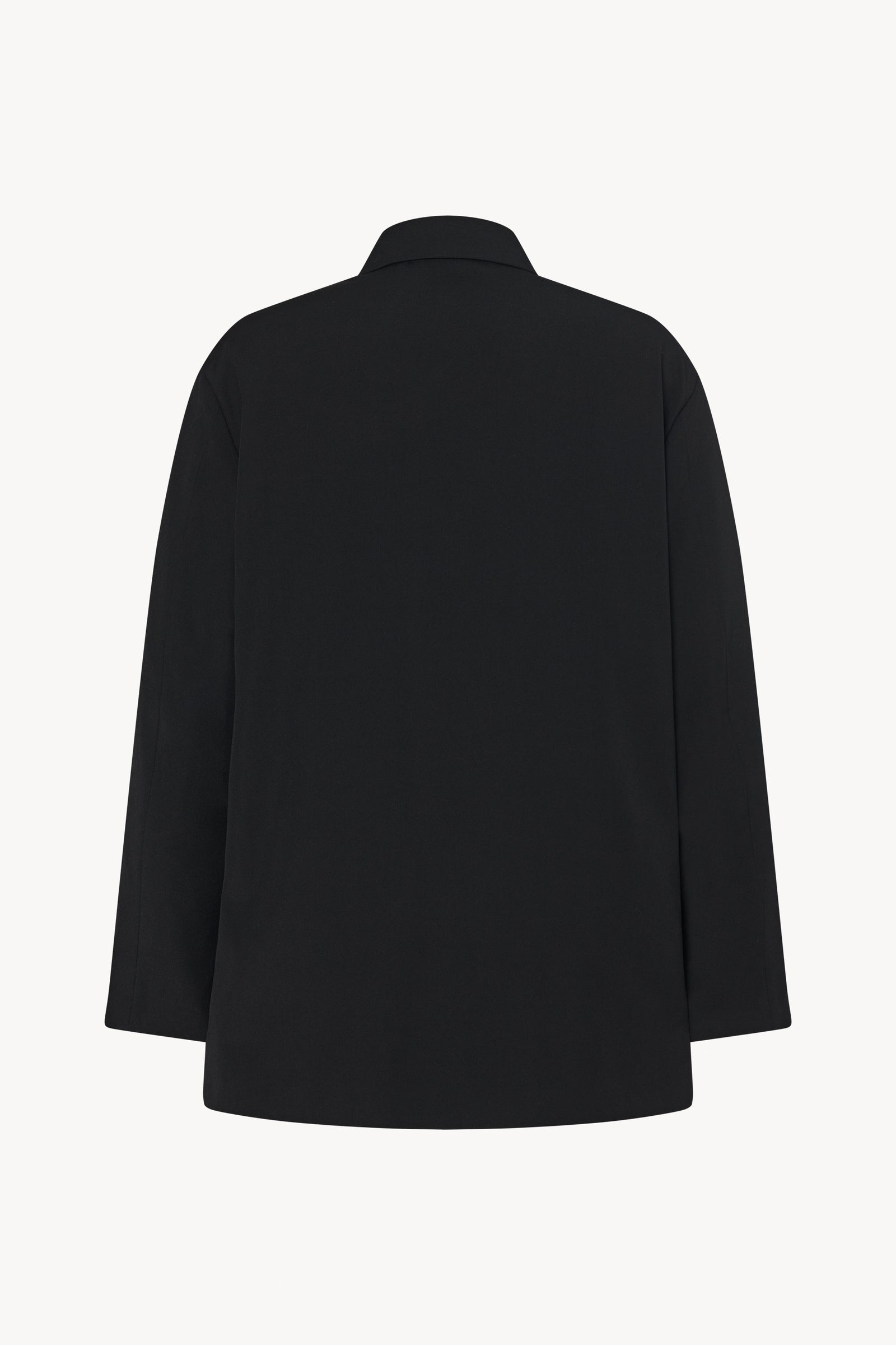 Casey Shirt Black in Wool – The Row