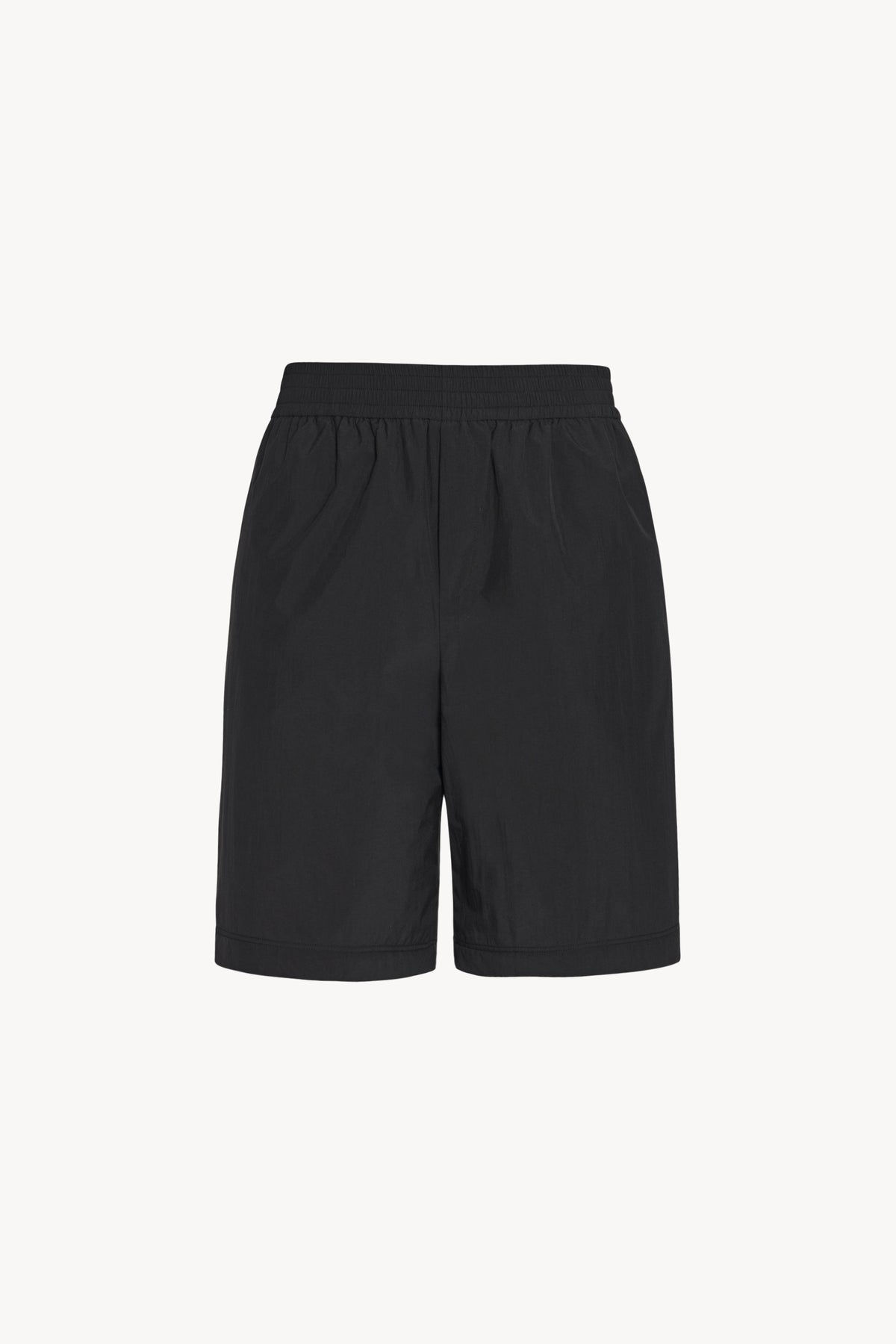 Relaxed Fit Nylon Shorts - Black - Men