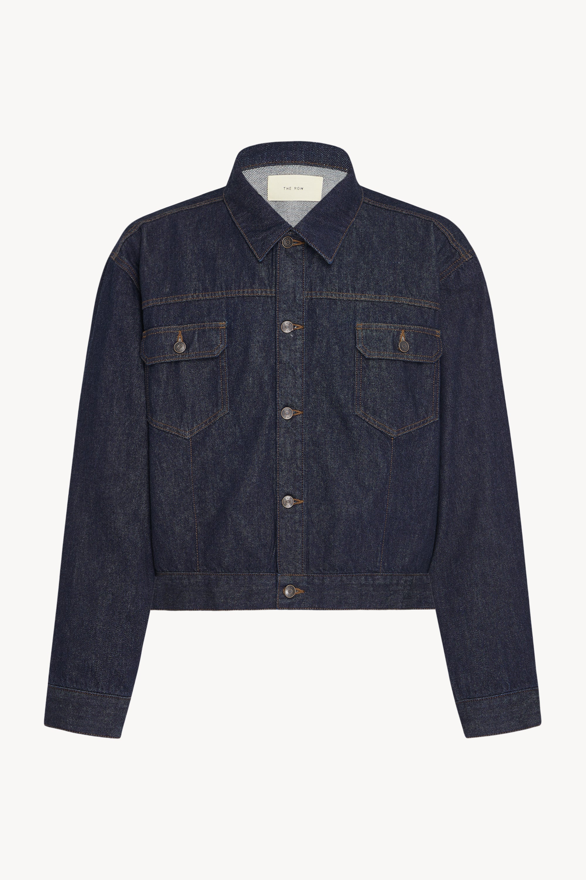 Orson Jacket Blue in Cotton and Cashmere – The Row