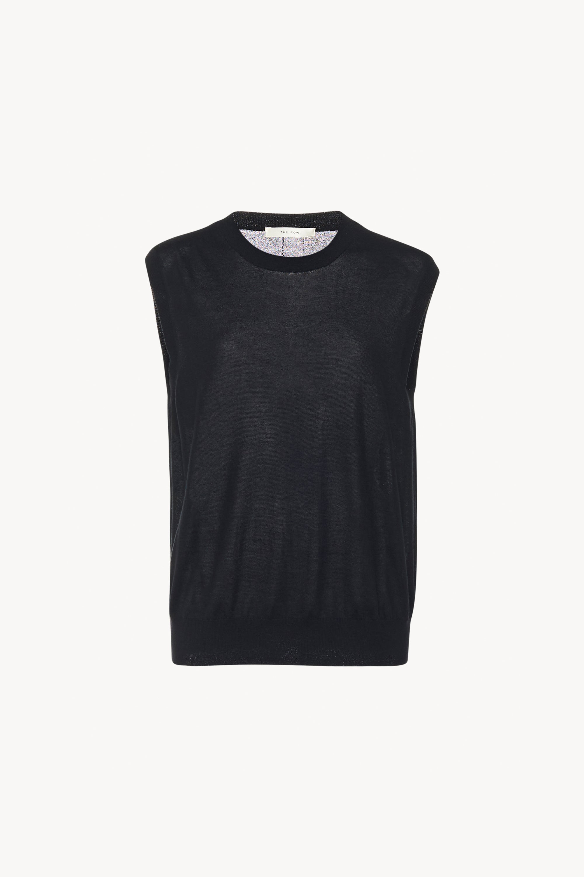 Balham Top Black in Cashmere – The Row