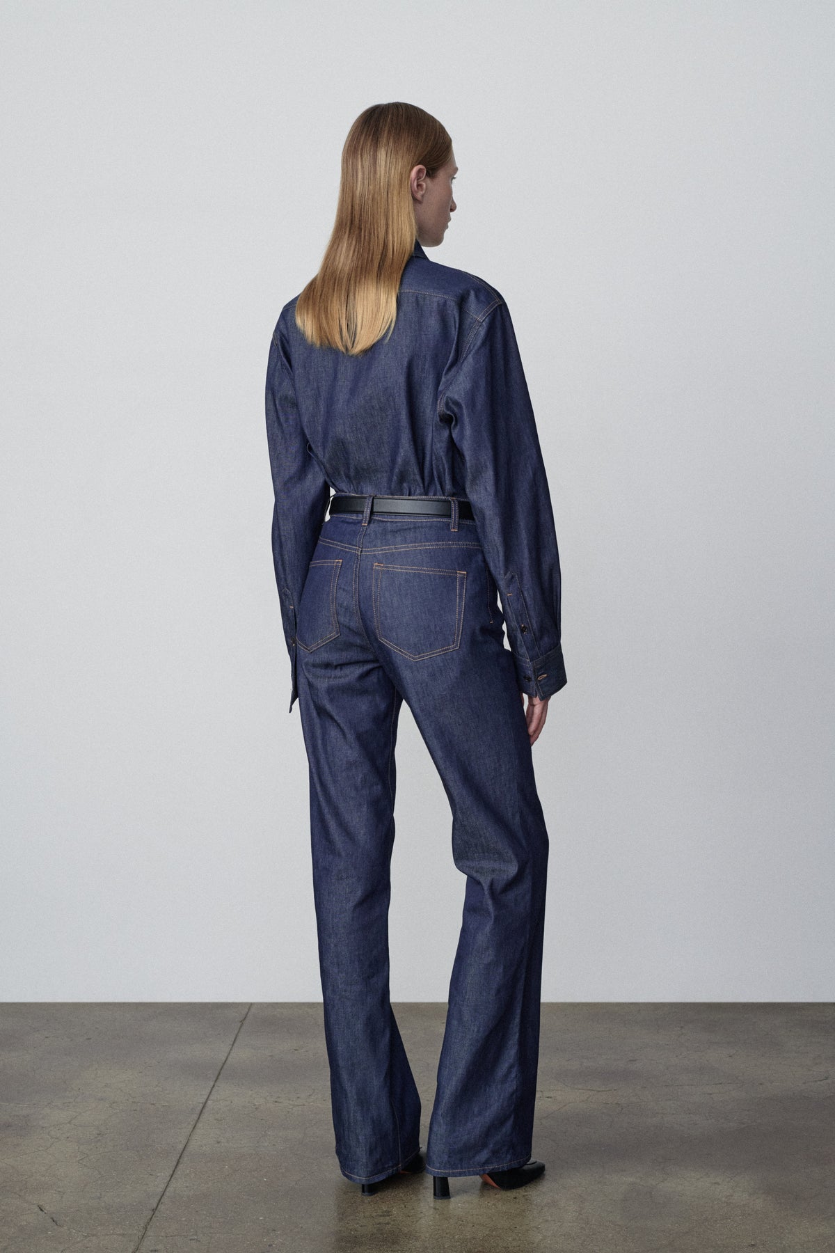 Montes Jean ブルー in Denim – The Row