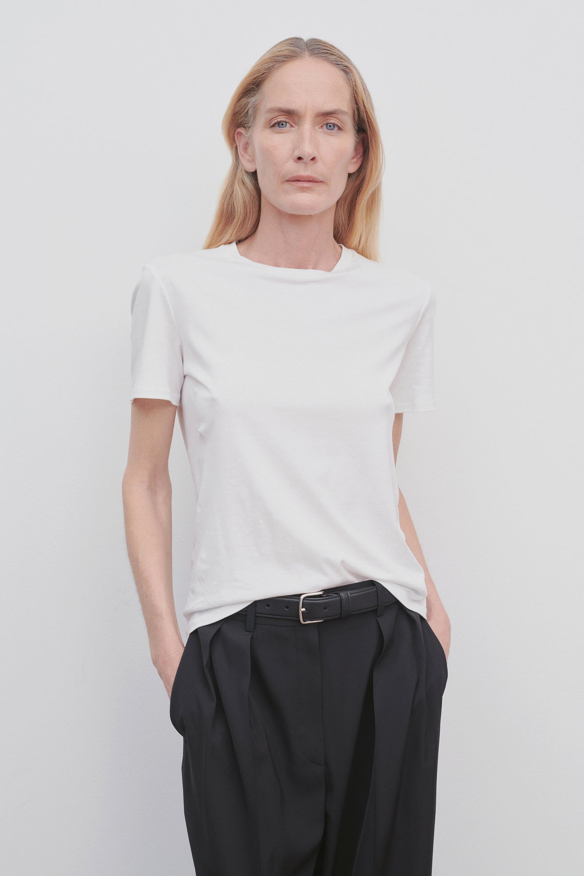 The Row White Petra Shirt