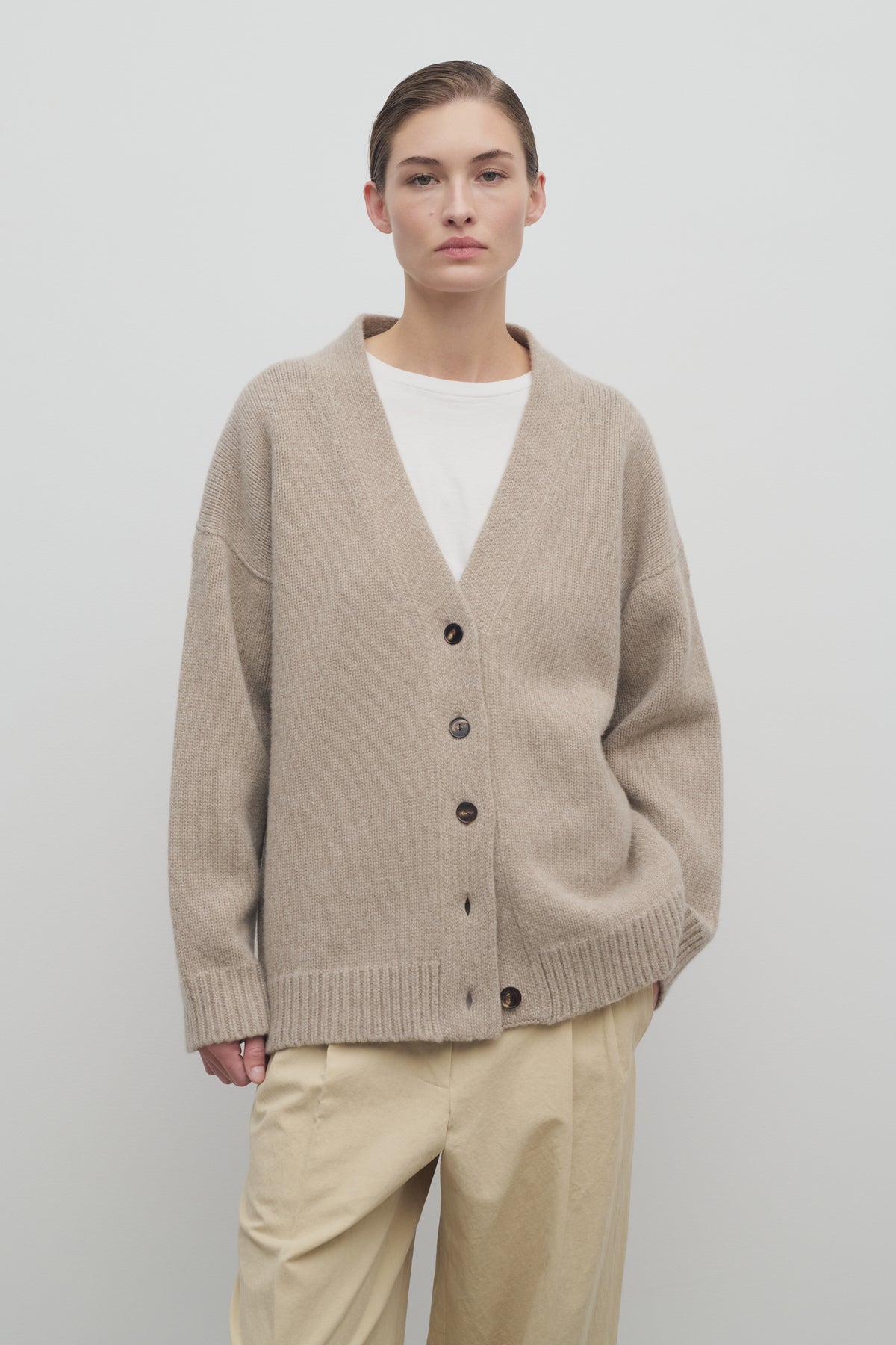 Jarko Cardigan in Wool and Cashmere