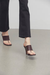 Signum Heeled Sandal in Leather