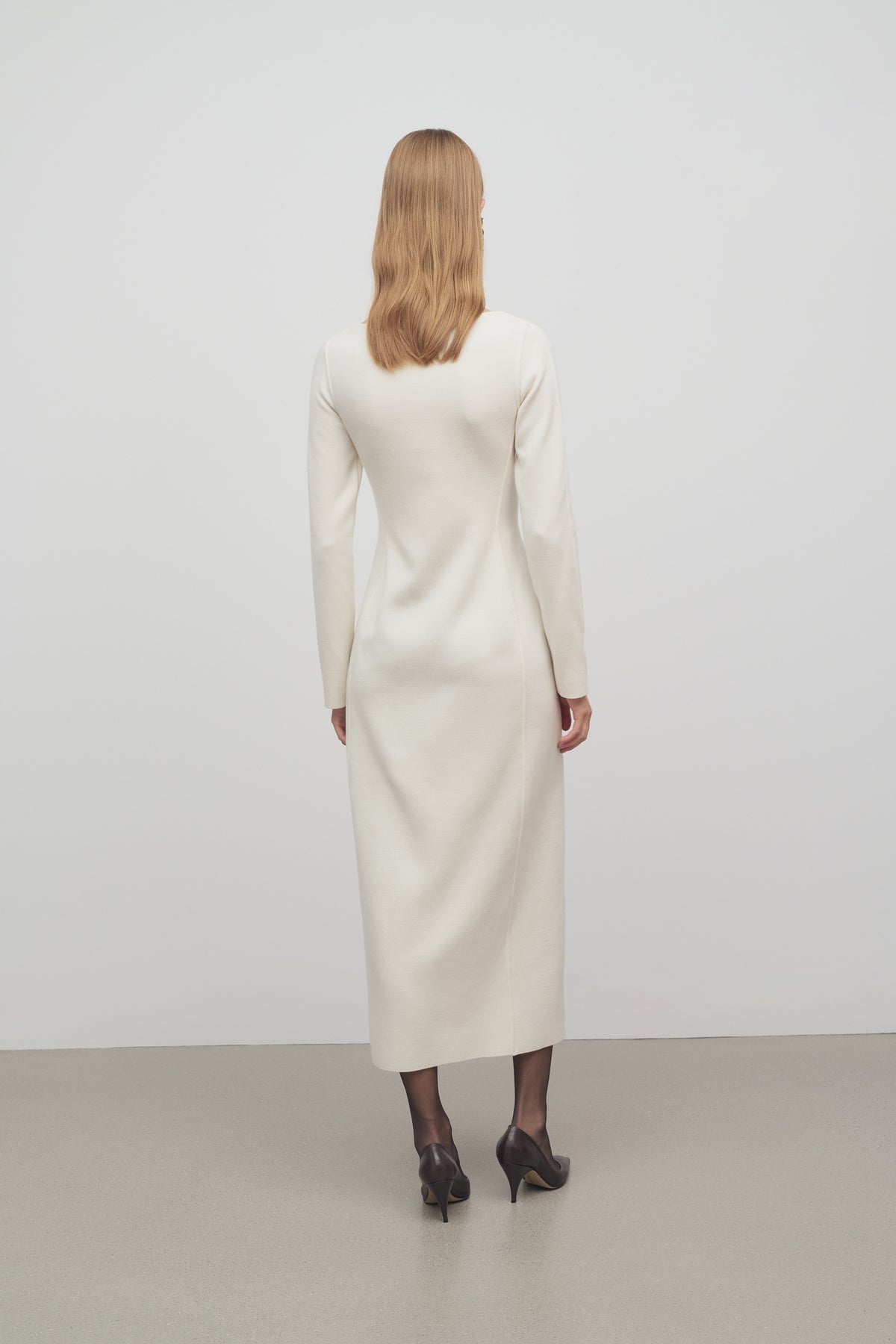 Iragi Dress in Wool and Cashmere