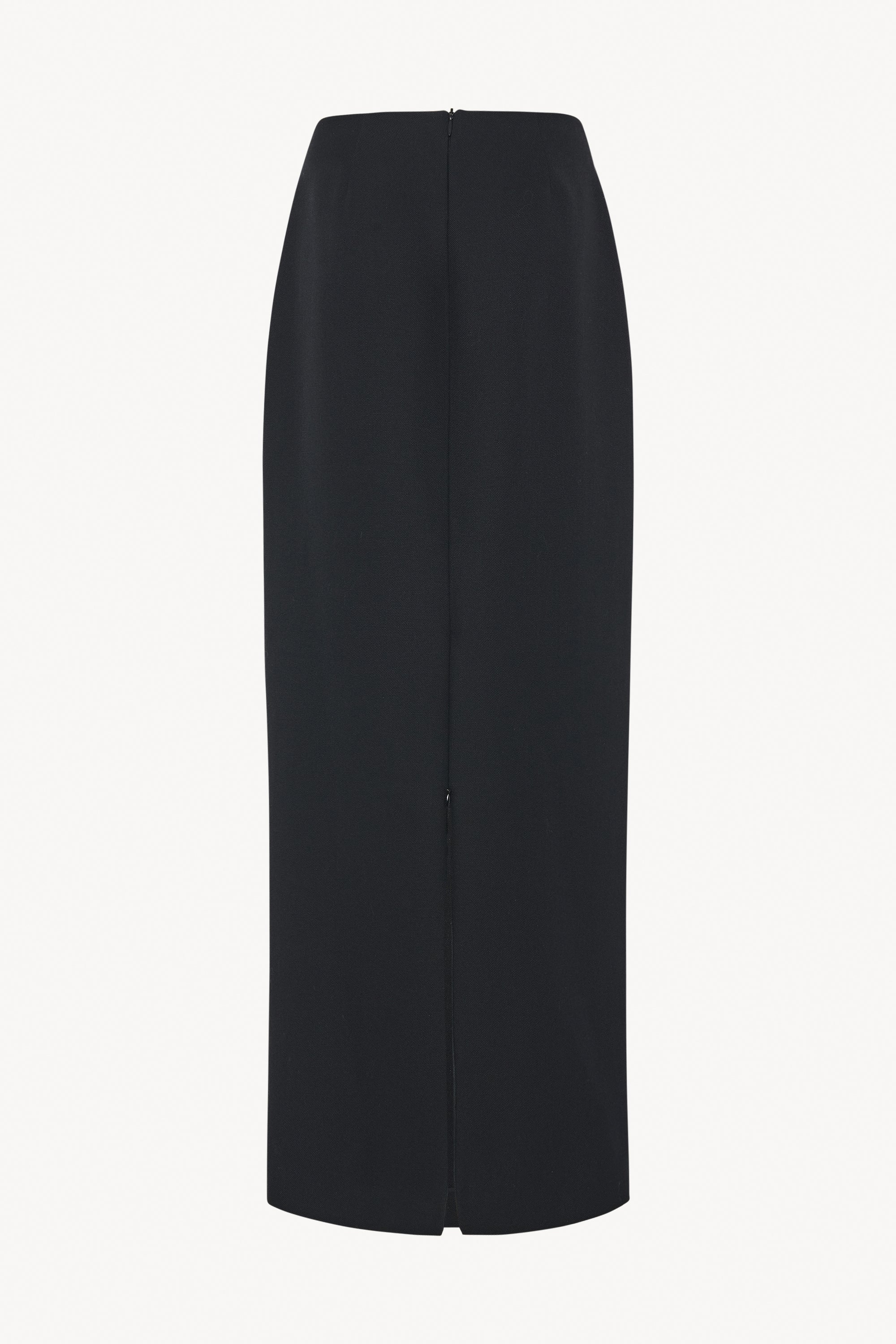 Bartelle Skirt Black in Wool and Mohair – The Row