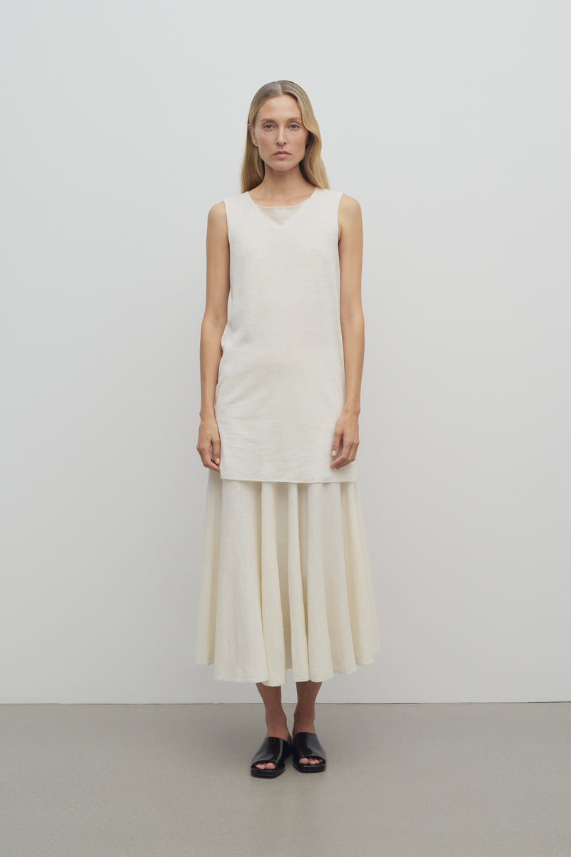 Jaliah Skirt in Cotton and Linen