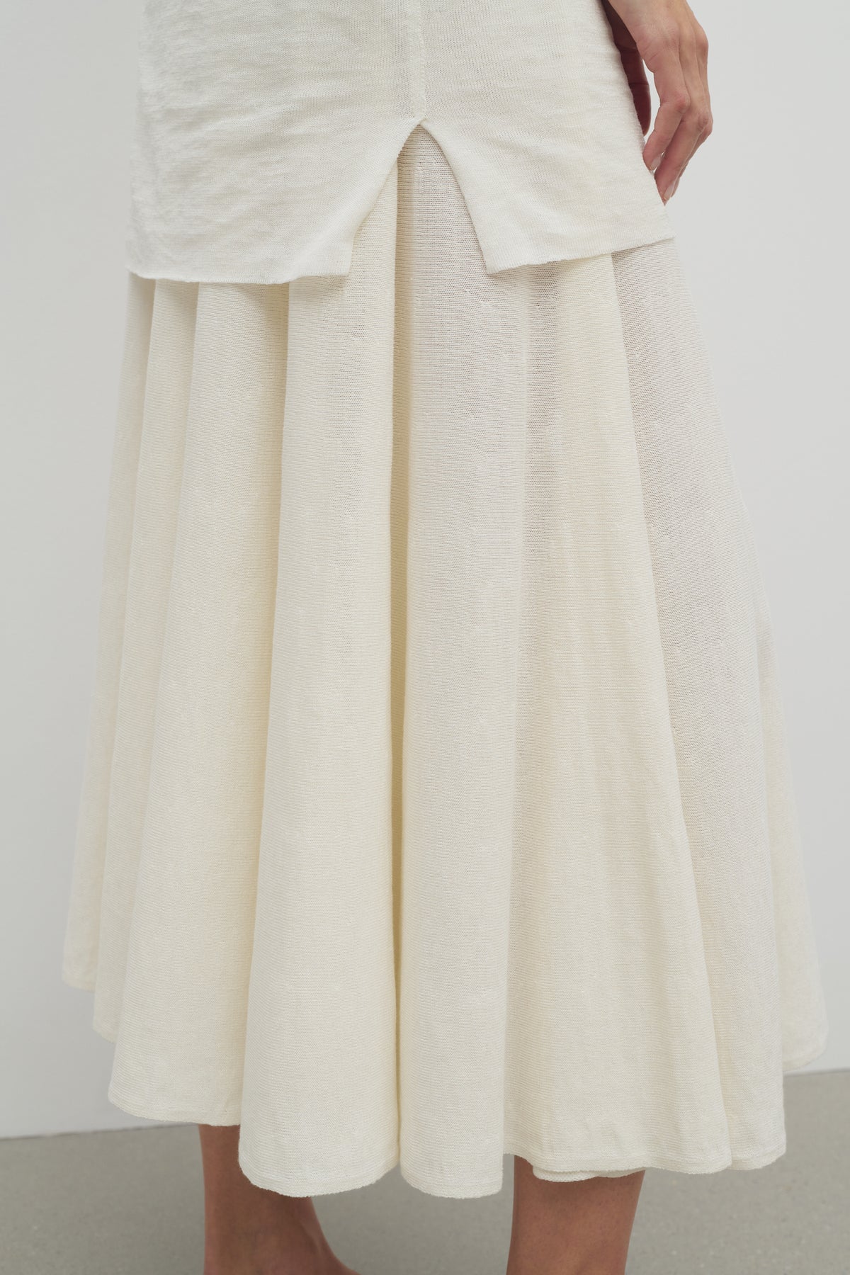 Jaliah Skirt in Cotton and Linen