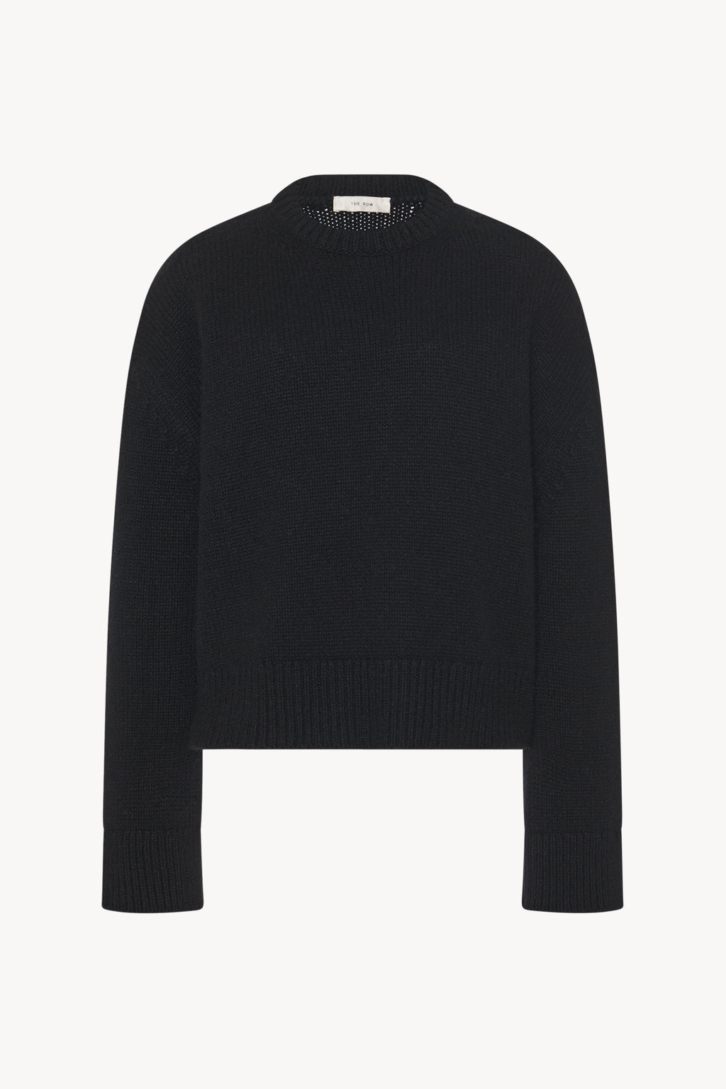 Dines Top Black in Cashmere and Mohair – The Row