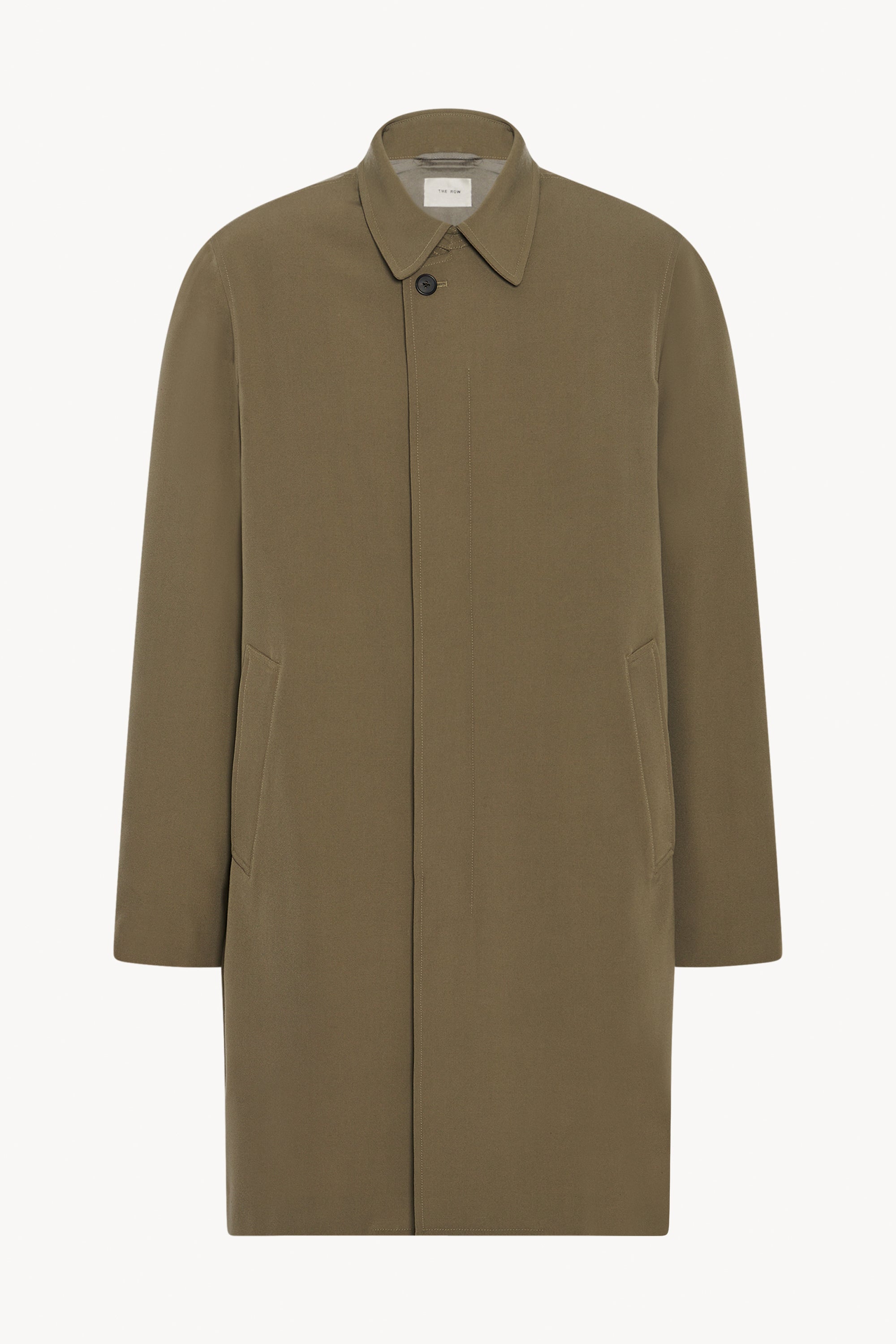 Wallace Coat Tan in Virgin Wool – The Row