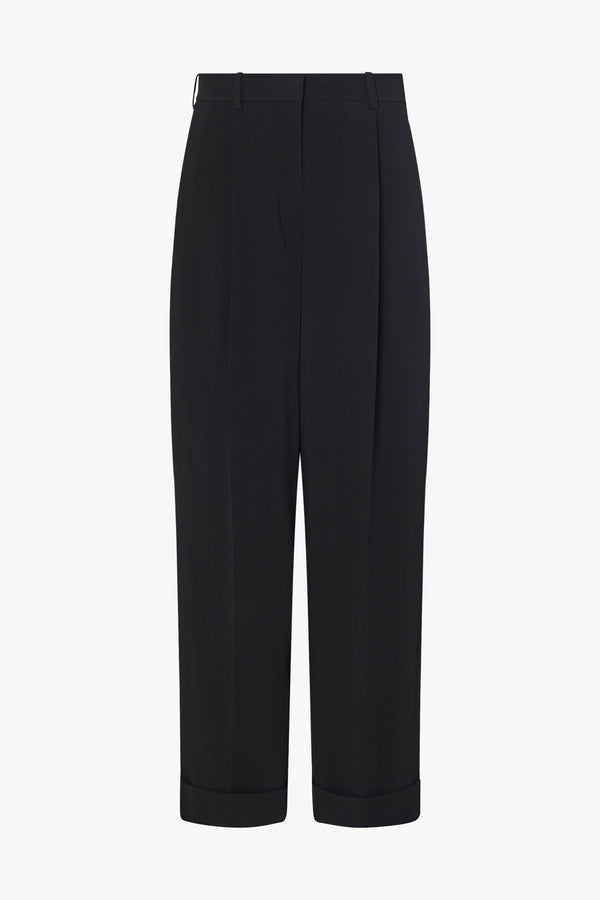 THE ROW Essentials Gala wool and mohair-blend wide-leg pants